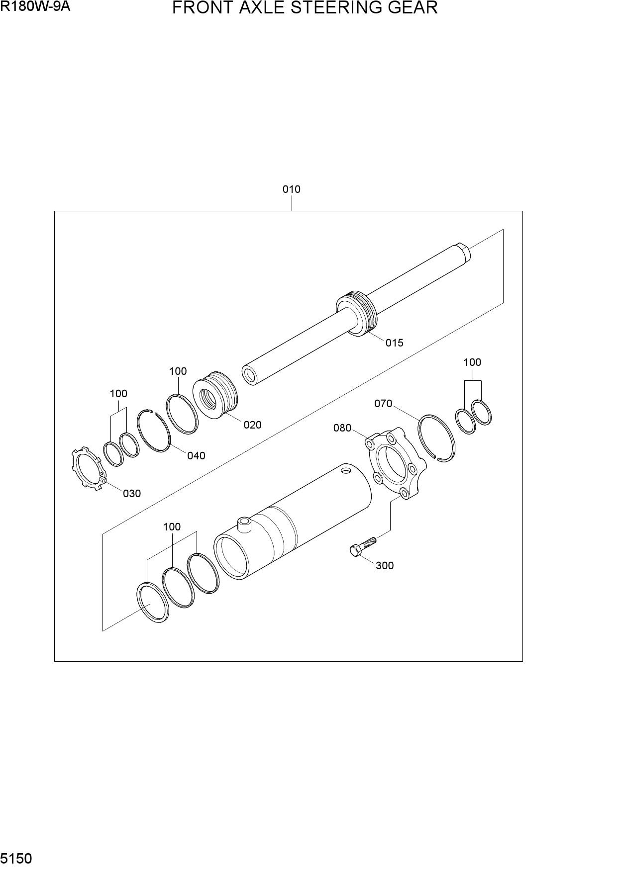 FRONT AXLE STEERING GEAR