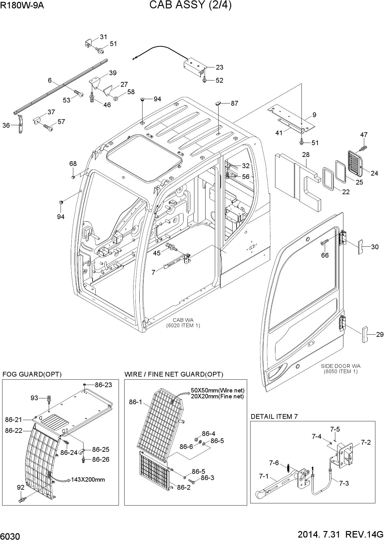 CAB ASSY(2/4)