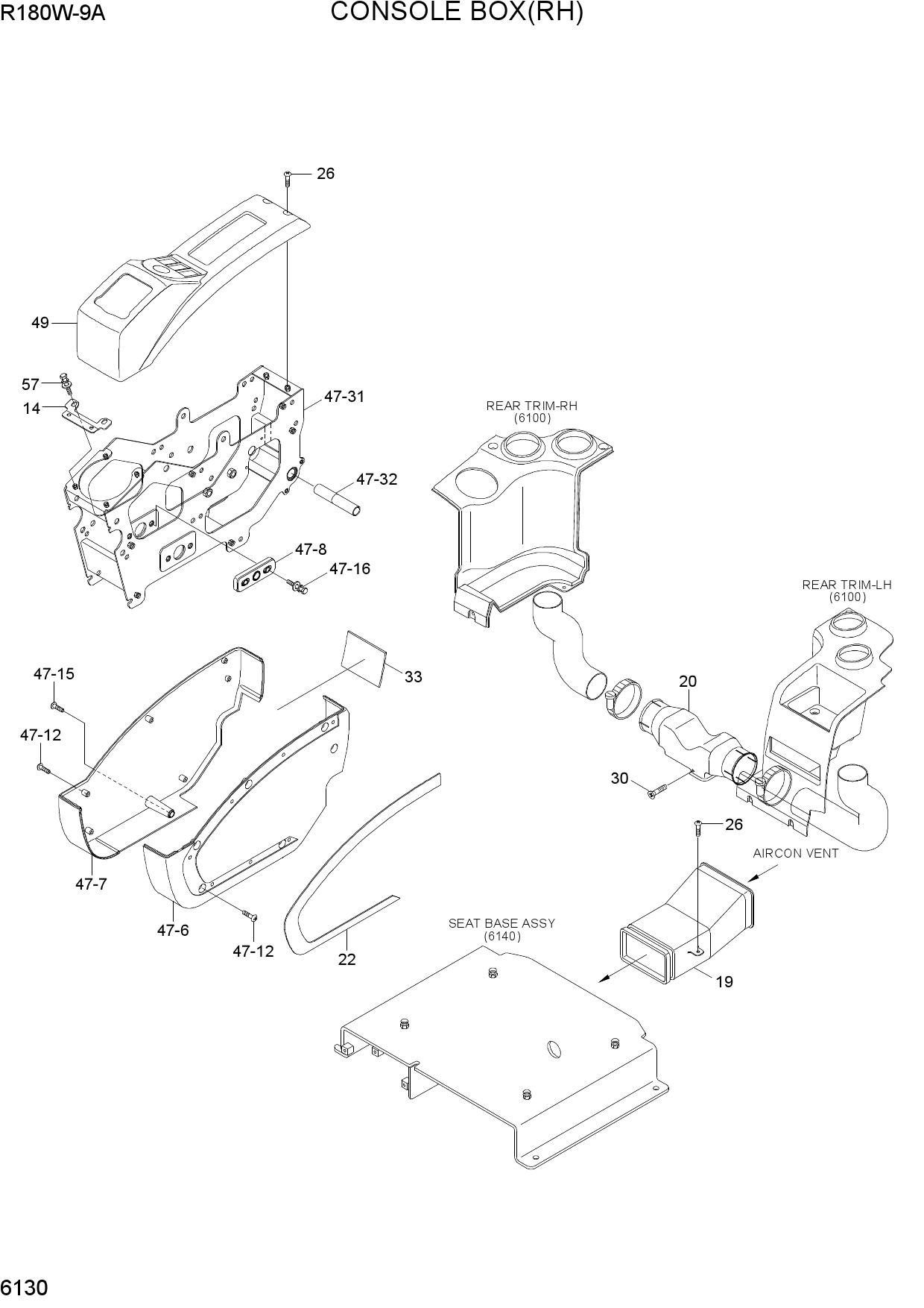 CONSOLE BOX(RH)