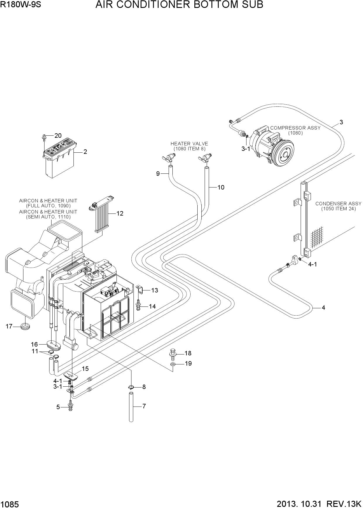 AIR CONDITIONER BOTTOM SUB