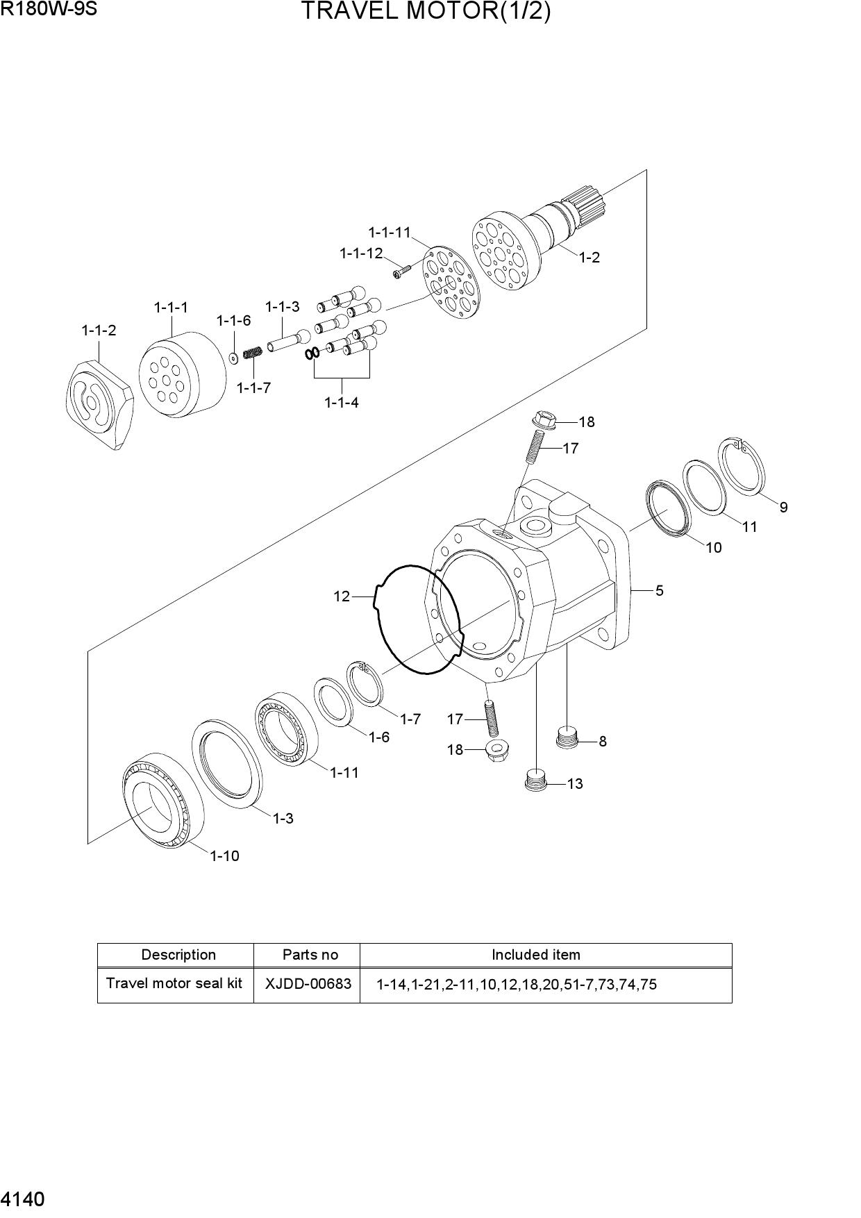 TRAVEL MOTOR(1/2)