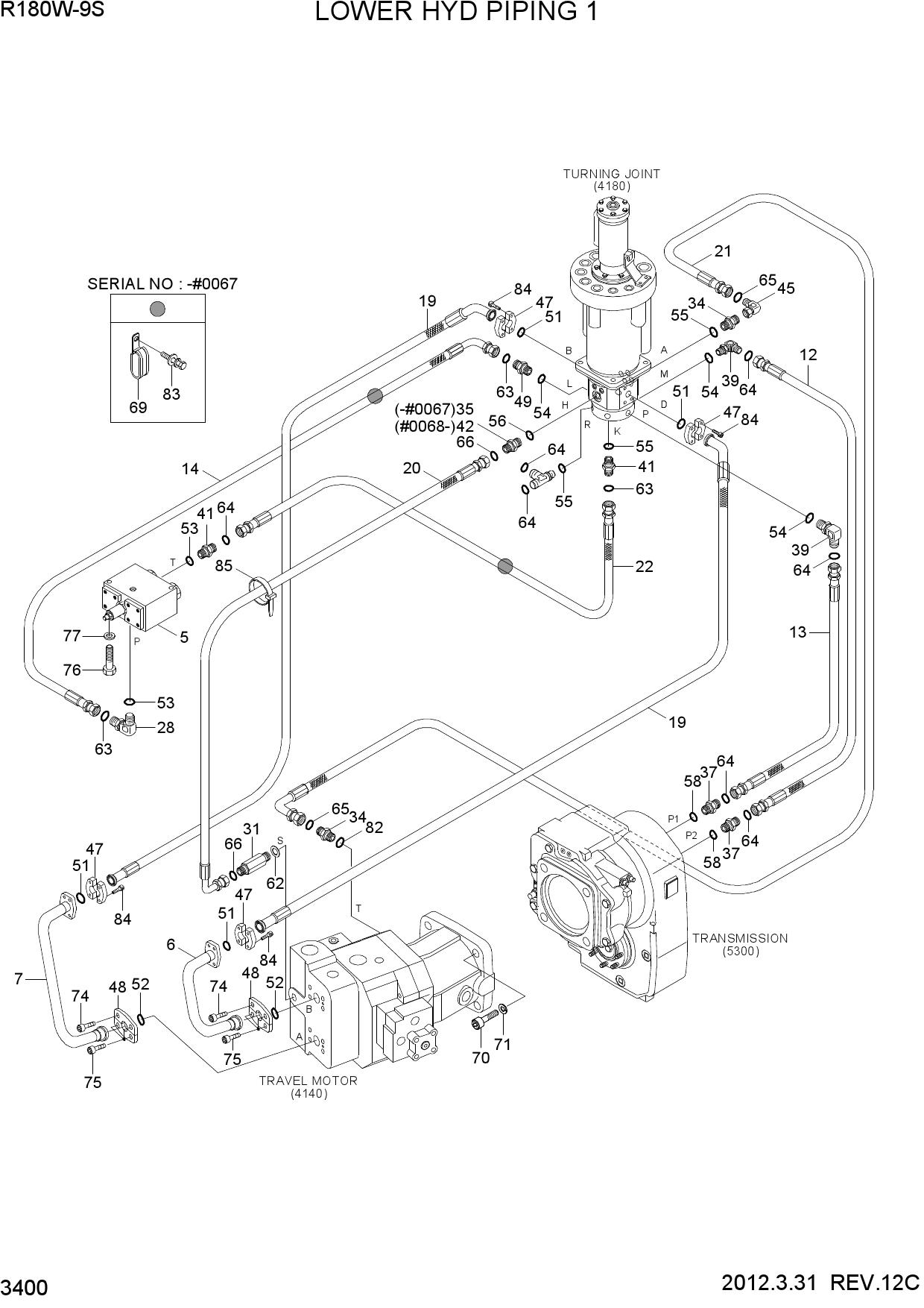 LOWER HYD PIPING 1