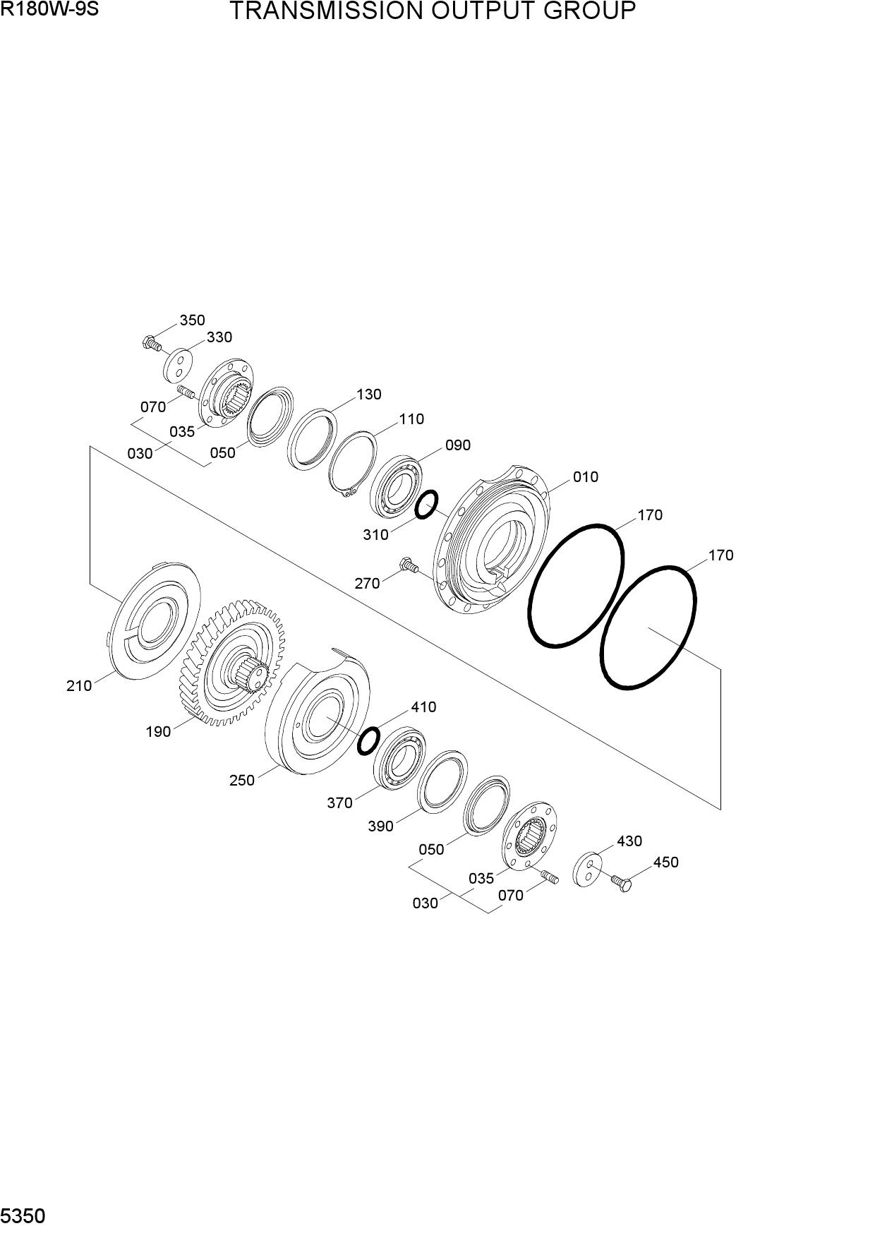 TRANSMISSION OUTPUT GROUP