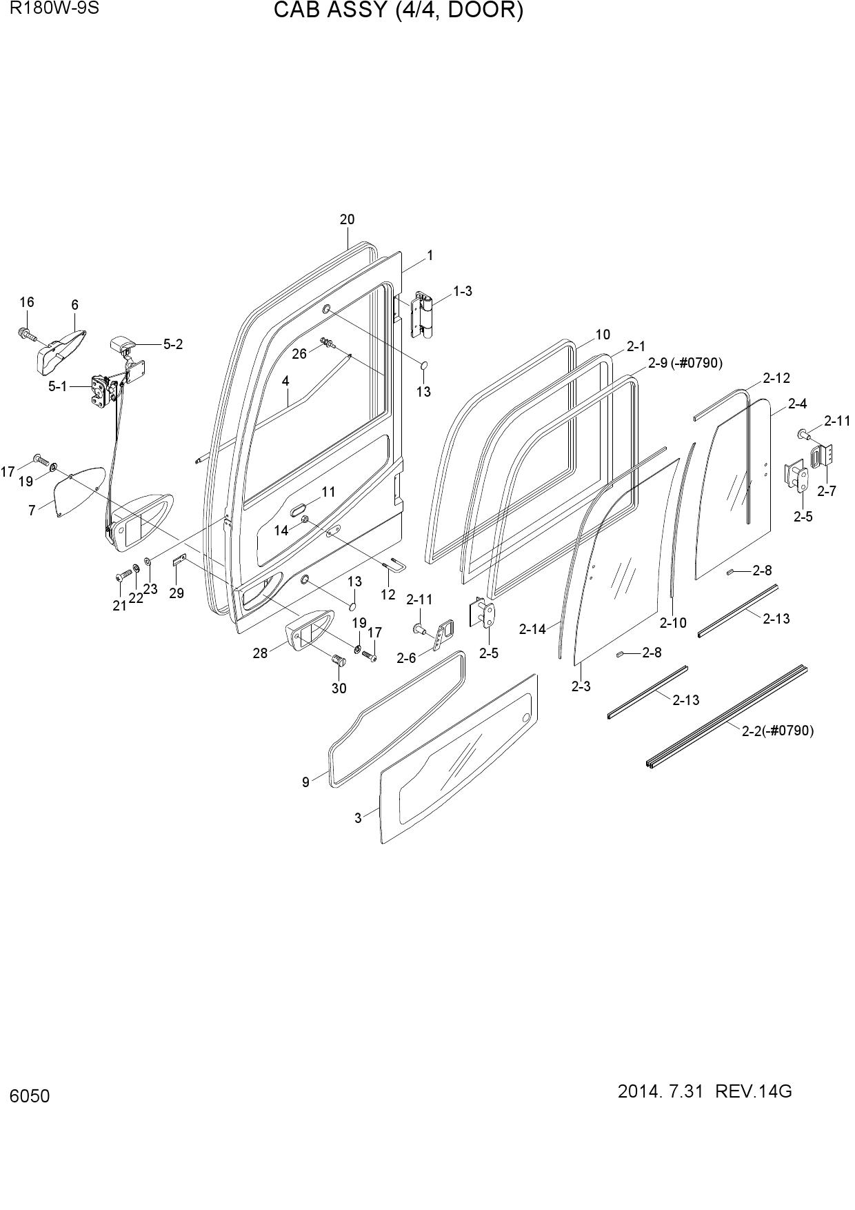 CAB ASSY(4/4, DOOR)