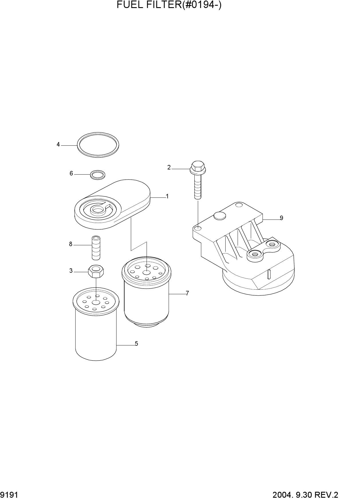FUEL FILTER(#0194-)