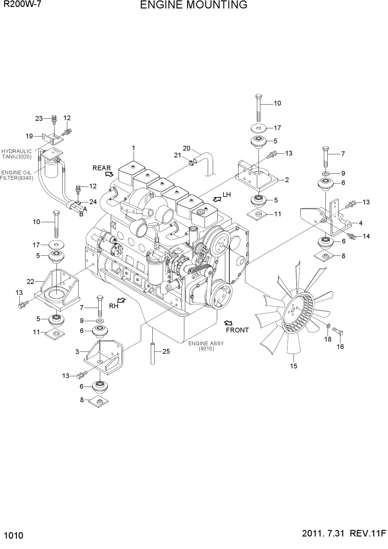 ENGINE MOUNTING