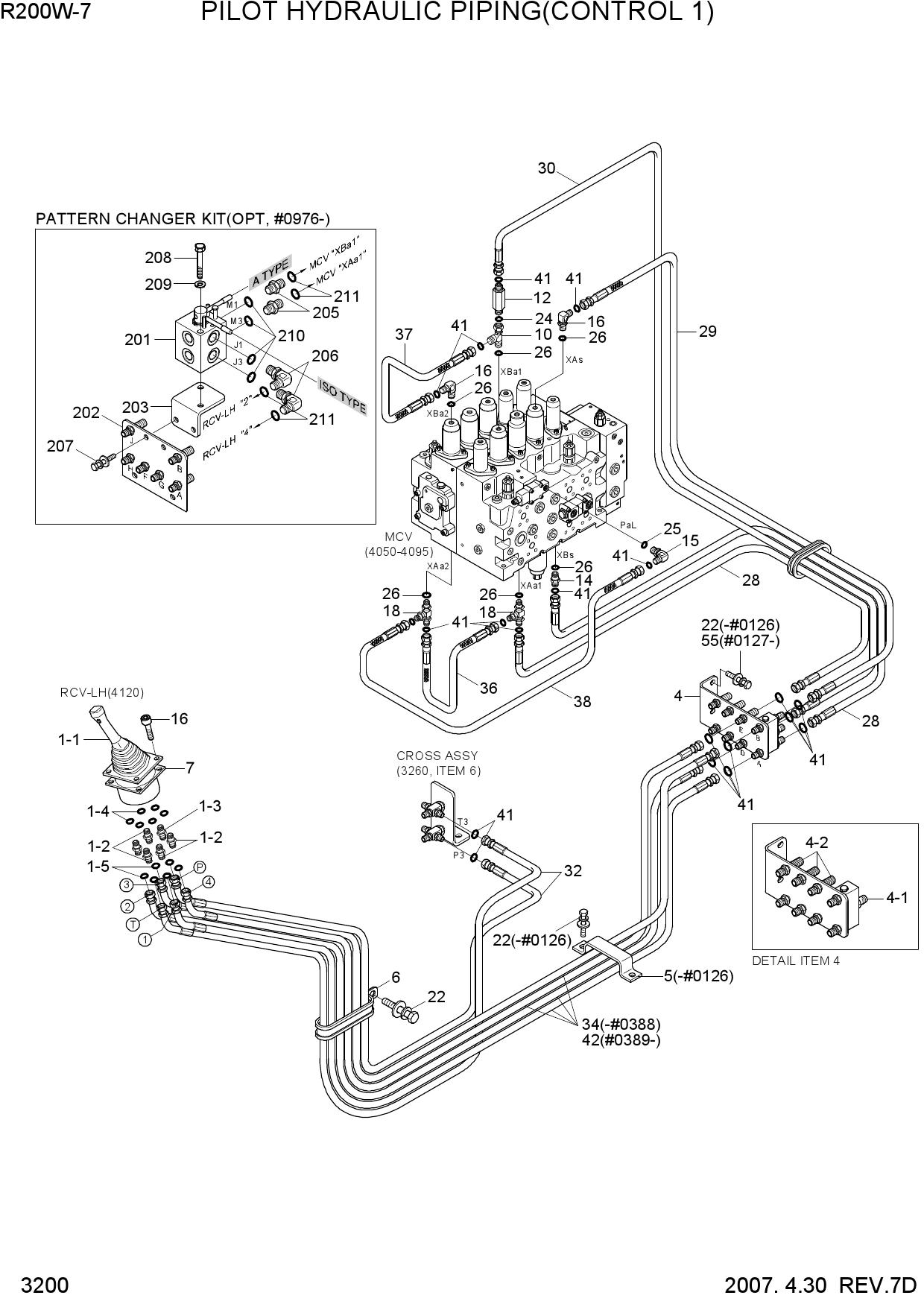 PILOT HYD PIPING(CONTROL 1)