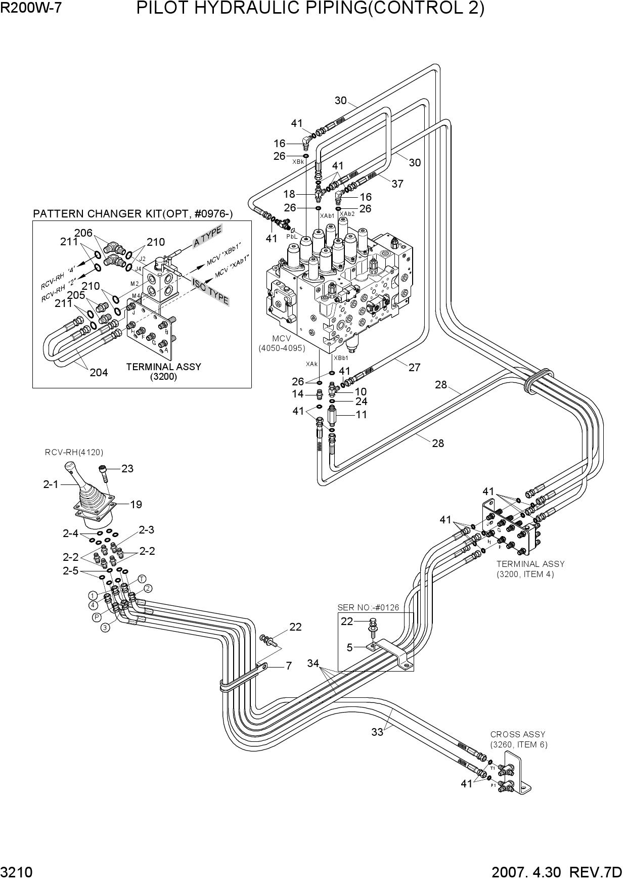 PILOT HYD PIPING(CONTROL 2)