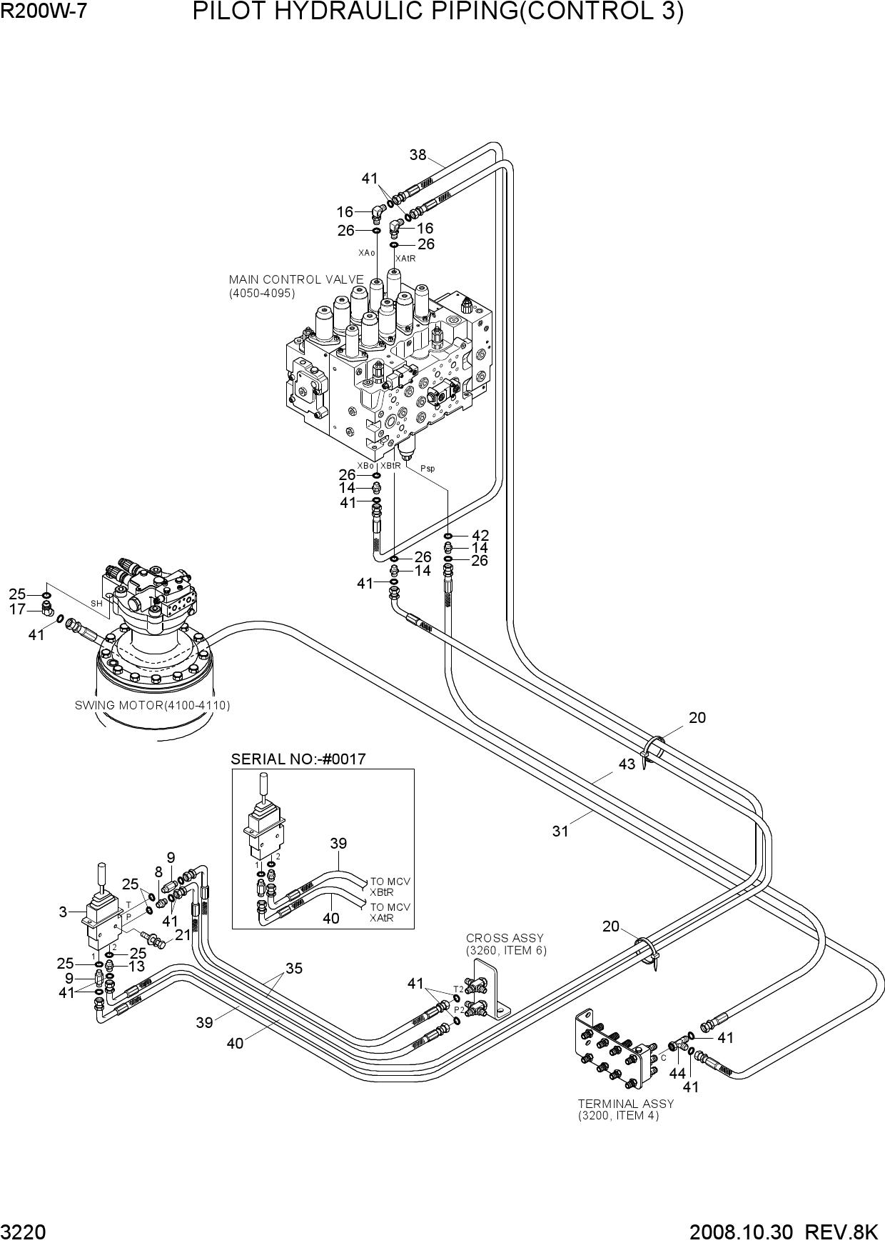 PILOT HYD PIPING(CONTROL 3)
