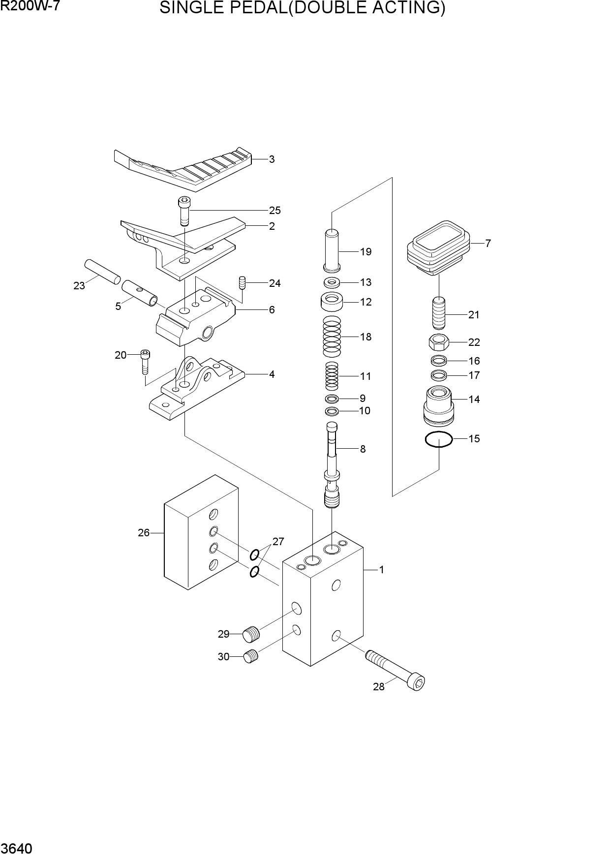 SINGLE PEDAL(DOUBLE ACTING)