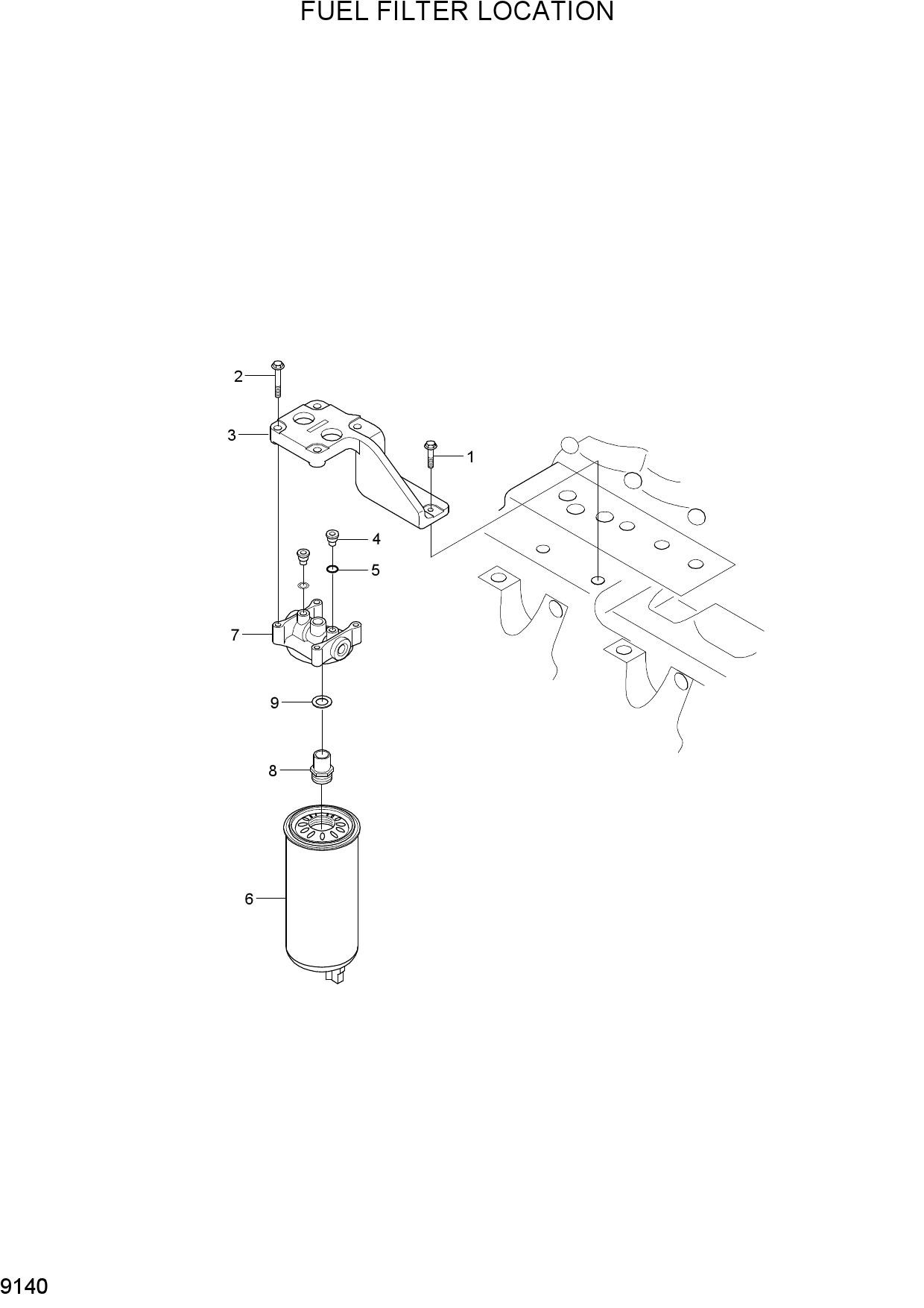 FUEL FILTER LOCATION
