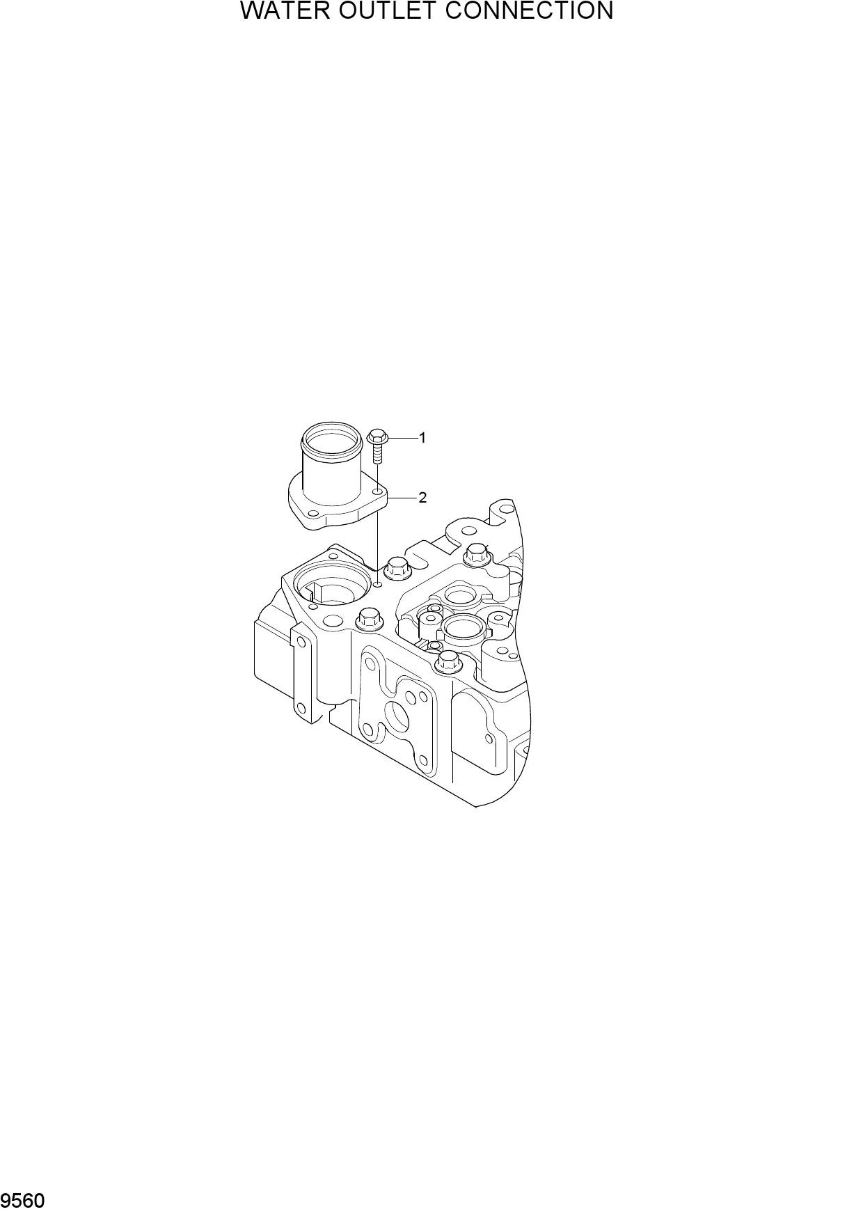 WATER OUTLET CONNECTION