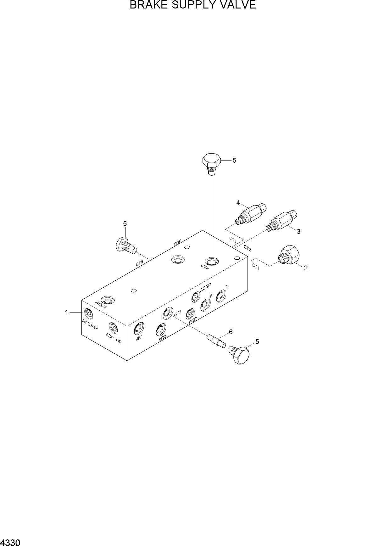 BRAKE SUPPLY VALVE