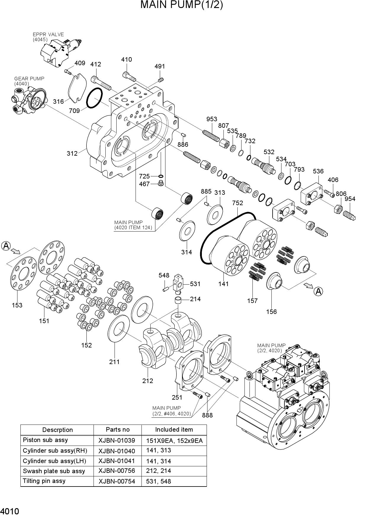 MAIN PUMP(1/2)