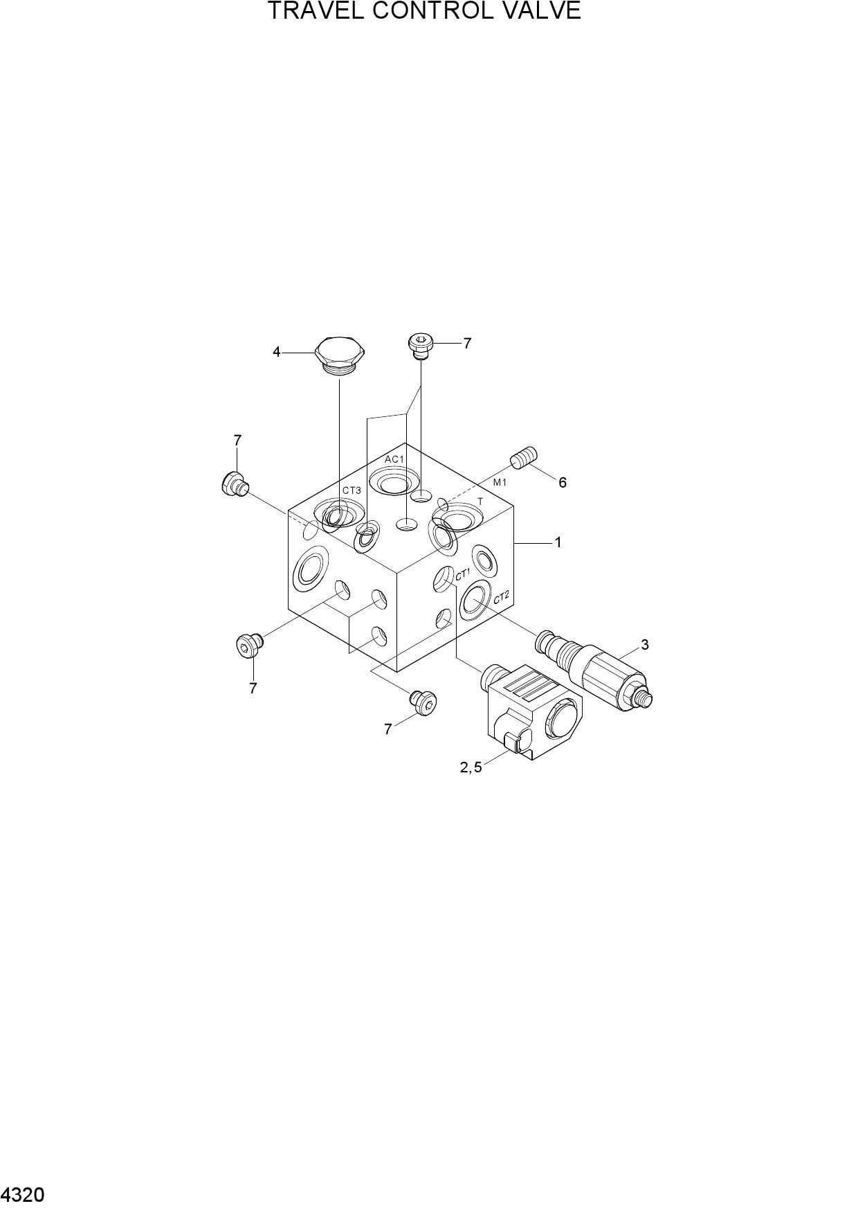 TRAVEL CONTROL VALVE