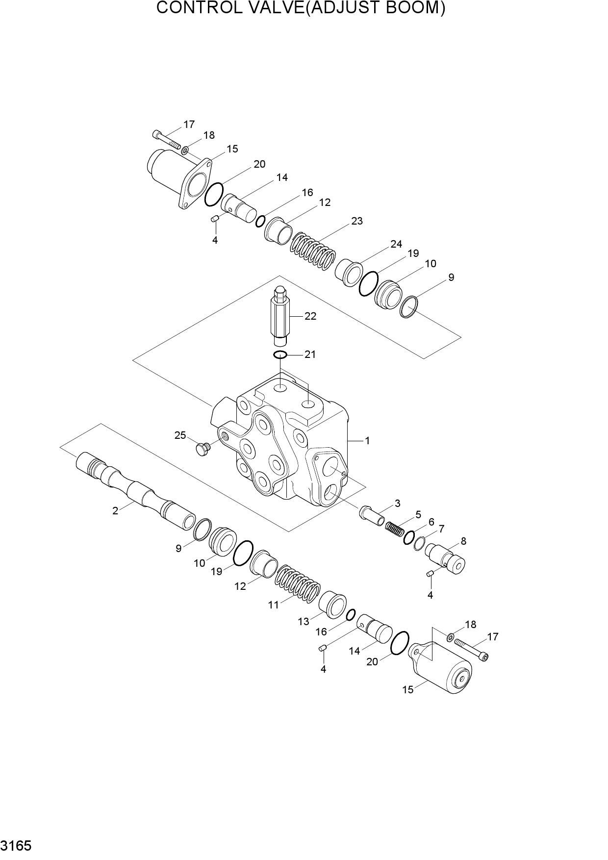 CONTROL VALVE(ADJUST BOOM)
