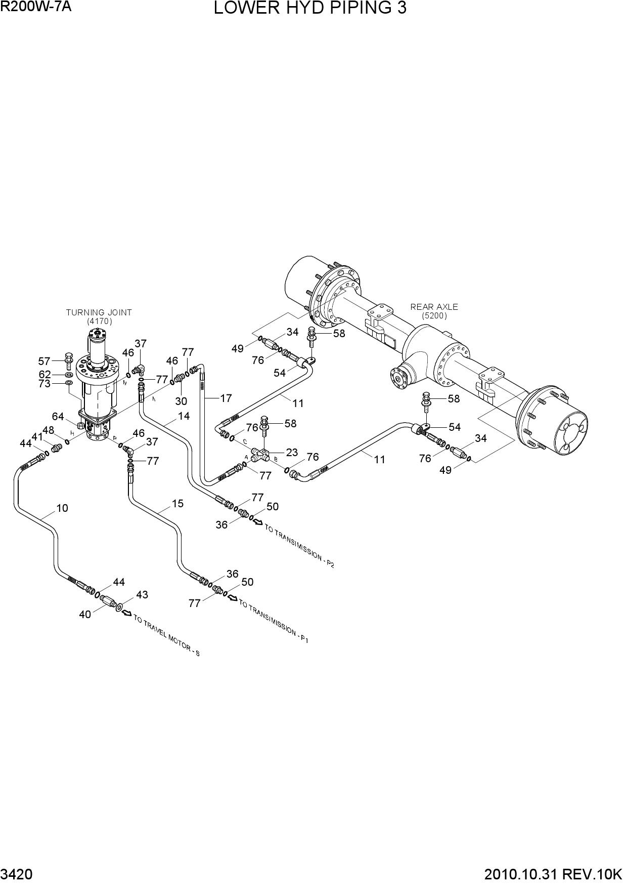 LOWER HYD PIPING 3