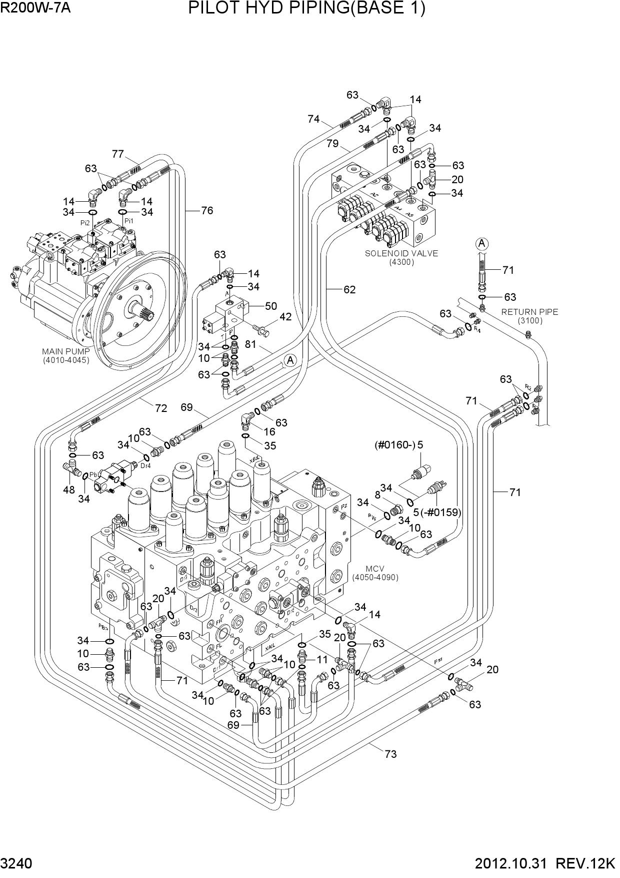 PILOT HYD PIPING(BASE 1)