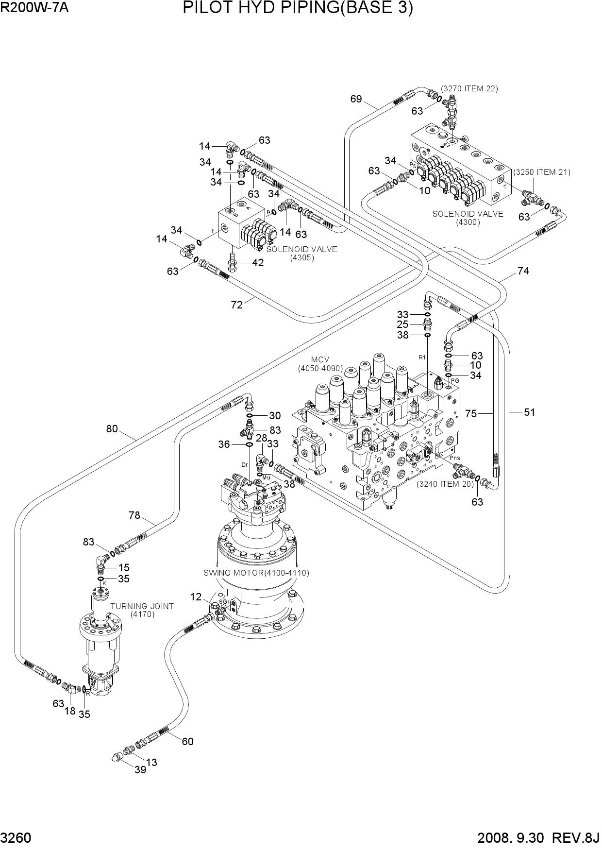 PILOT HYD PIPING(BASE 3)