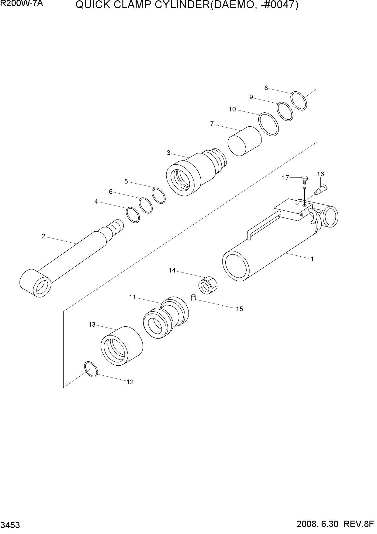 QUICK CLAMP CYLINDER(DAEMO, -#0047)