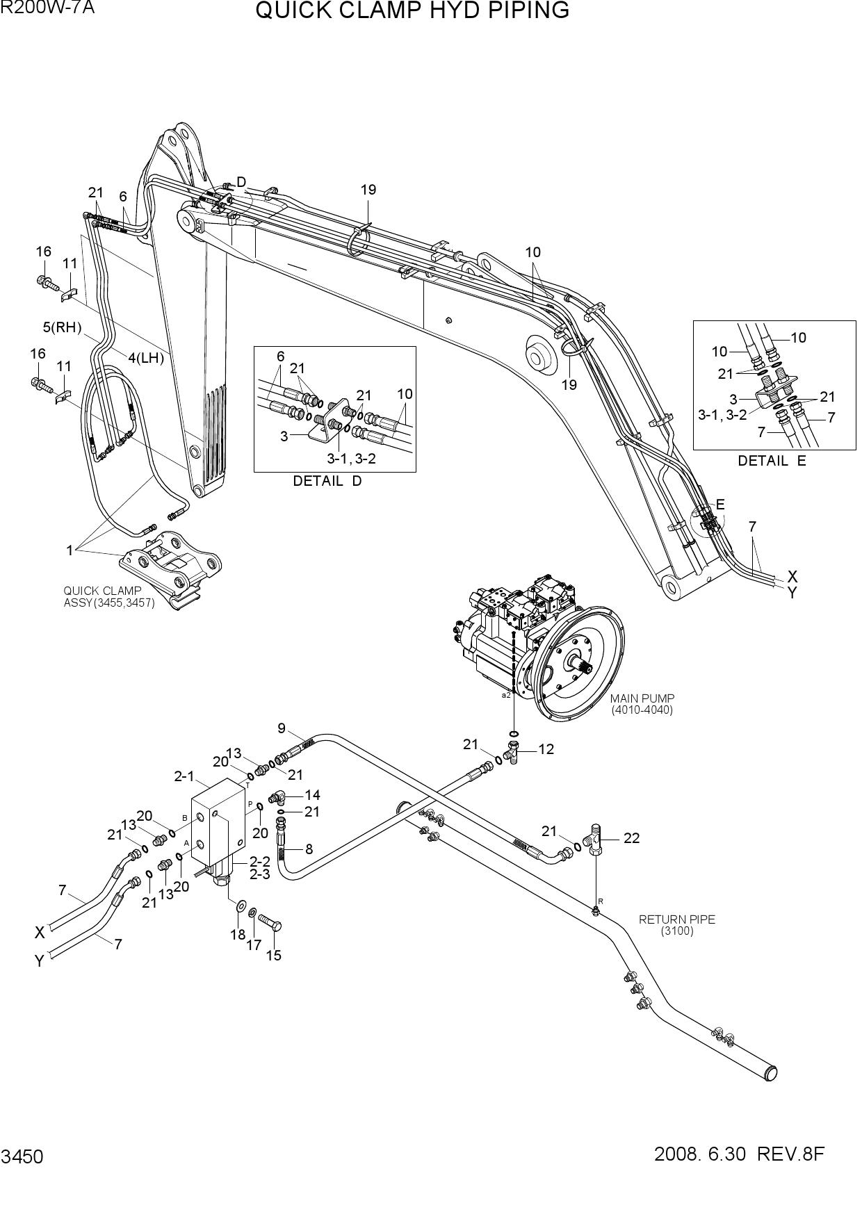 QUICK CLAMP HYD PIPING