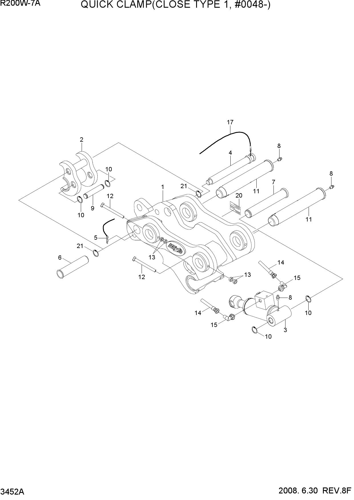 QUICK CLAMP(CLOSE TYPE 1, #0048-)