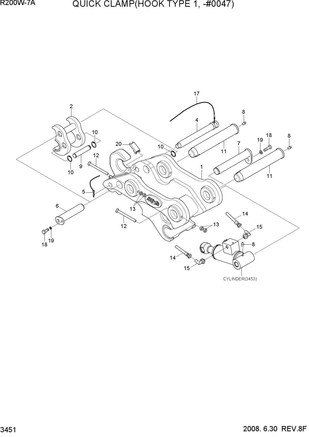 QUICK CLAMP(HOOK TYPE 1, -#0047)