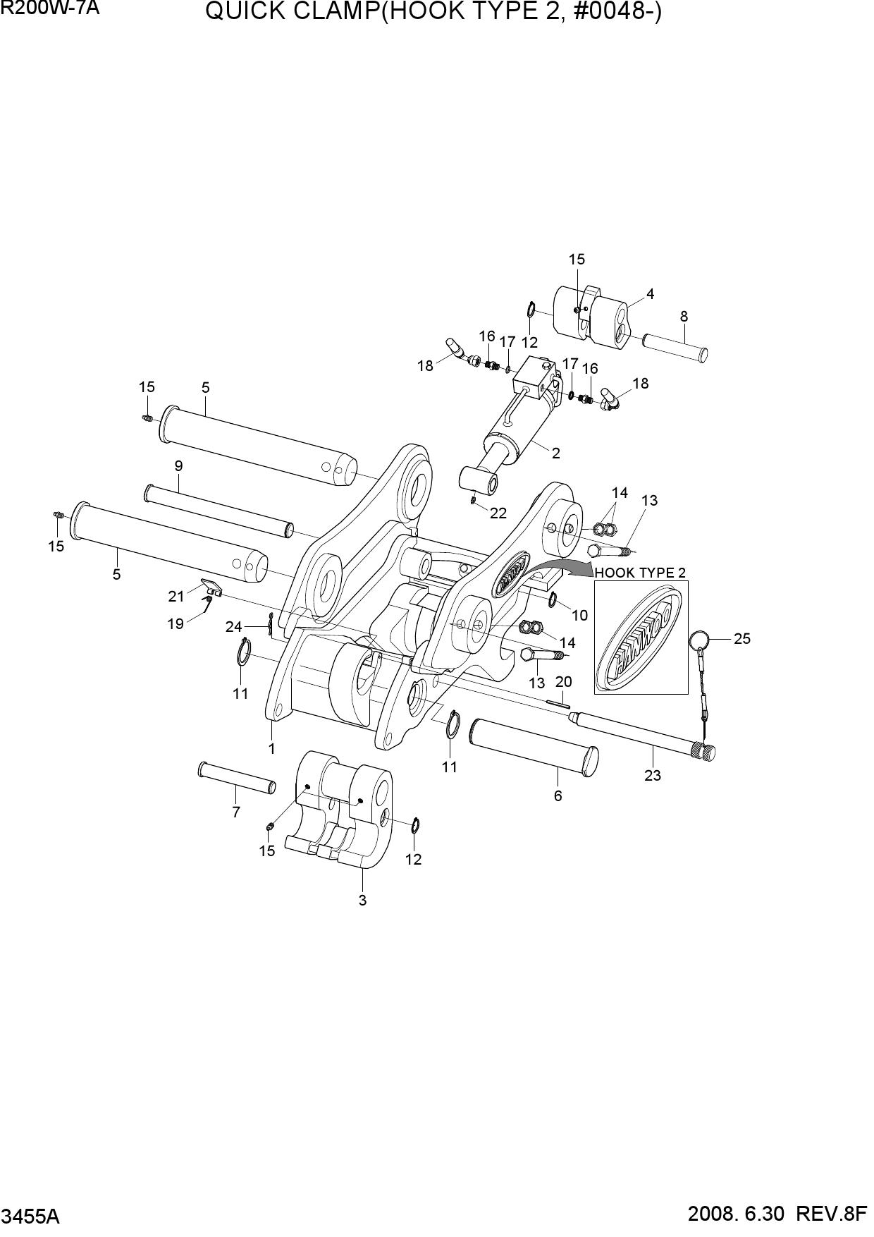 QUICK CLAMP(HOOK TYPE 2, #0048-)