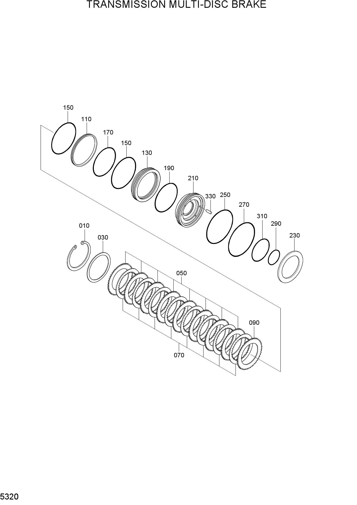 TRANSMISSION MULTI-DISC BRAKE