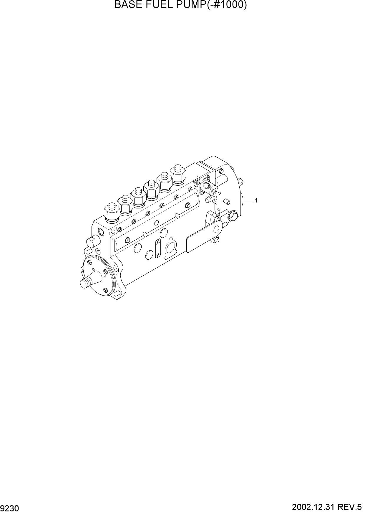 BASE FUEL PUMP(-#1000)