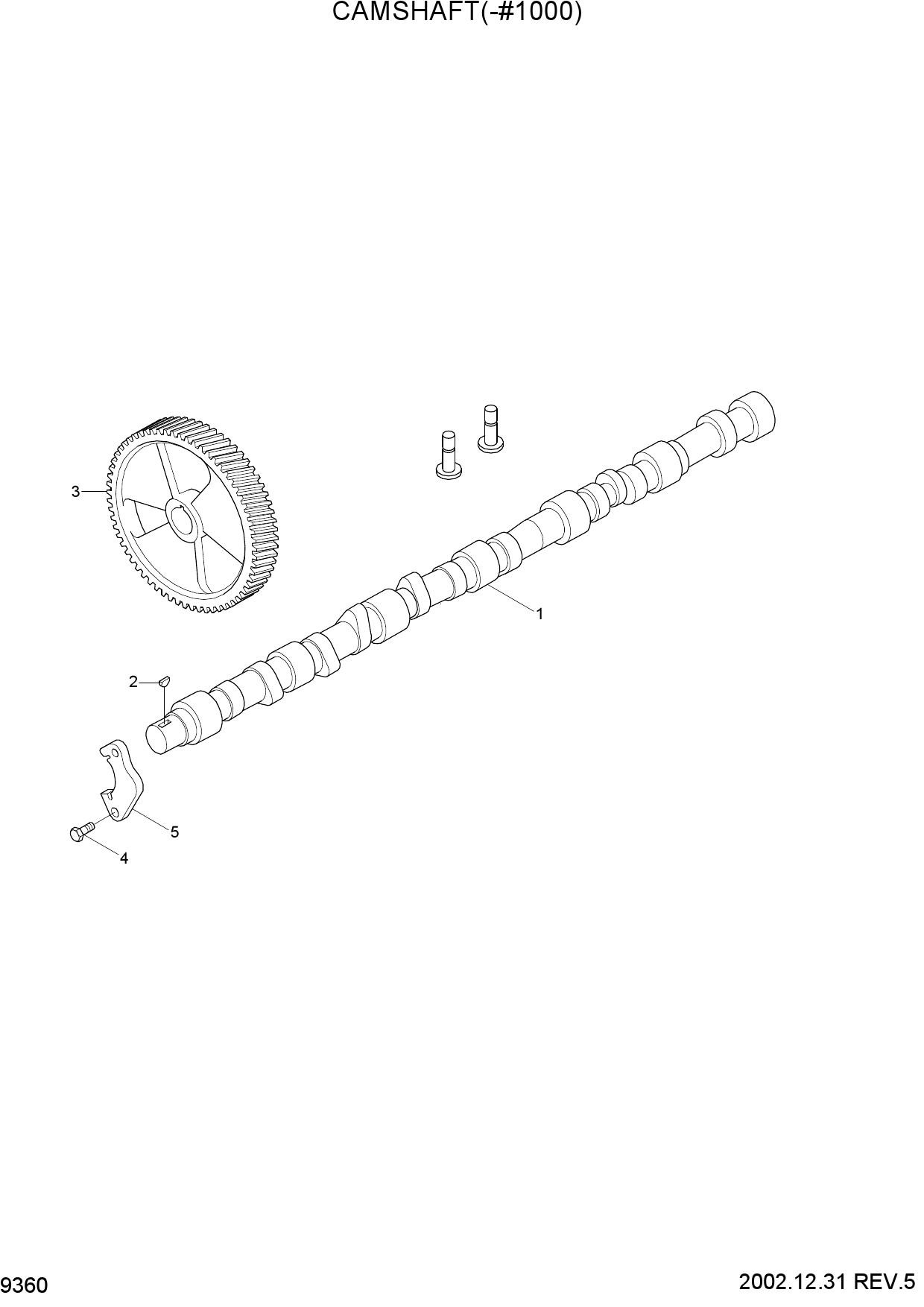 CAMSHAFT(-#1000)