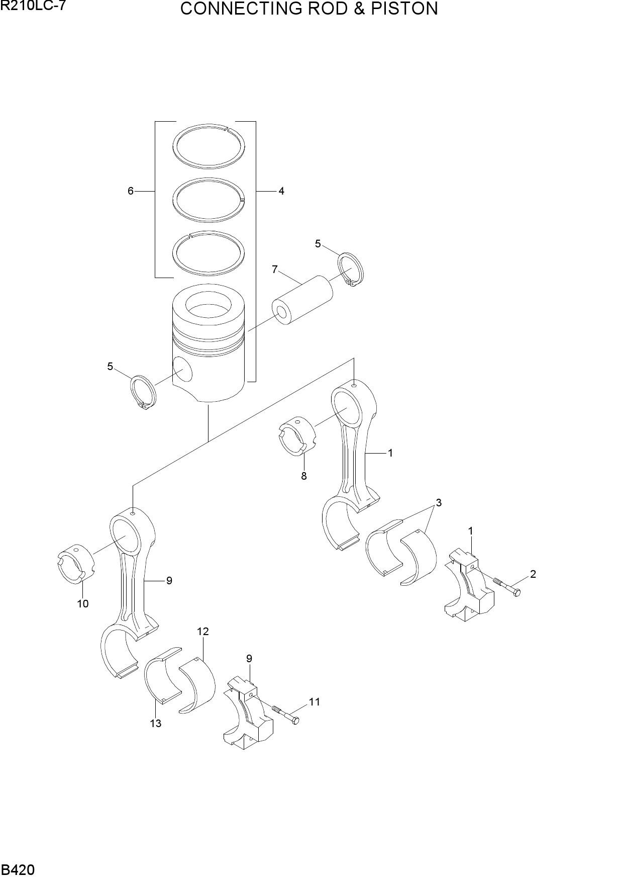CONNECTING ROD & PISTON