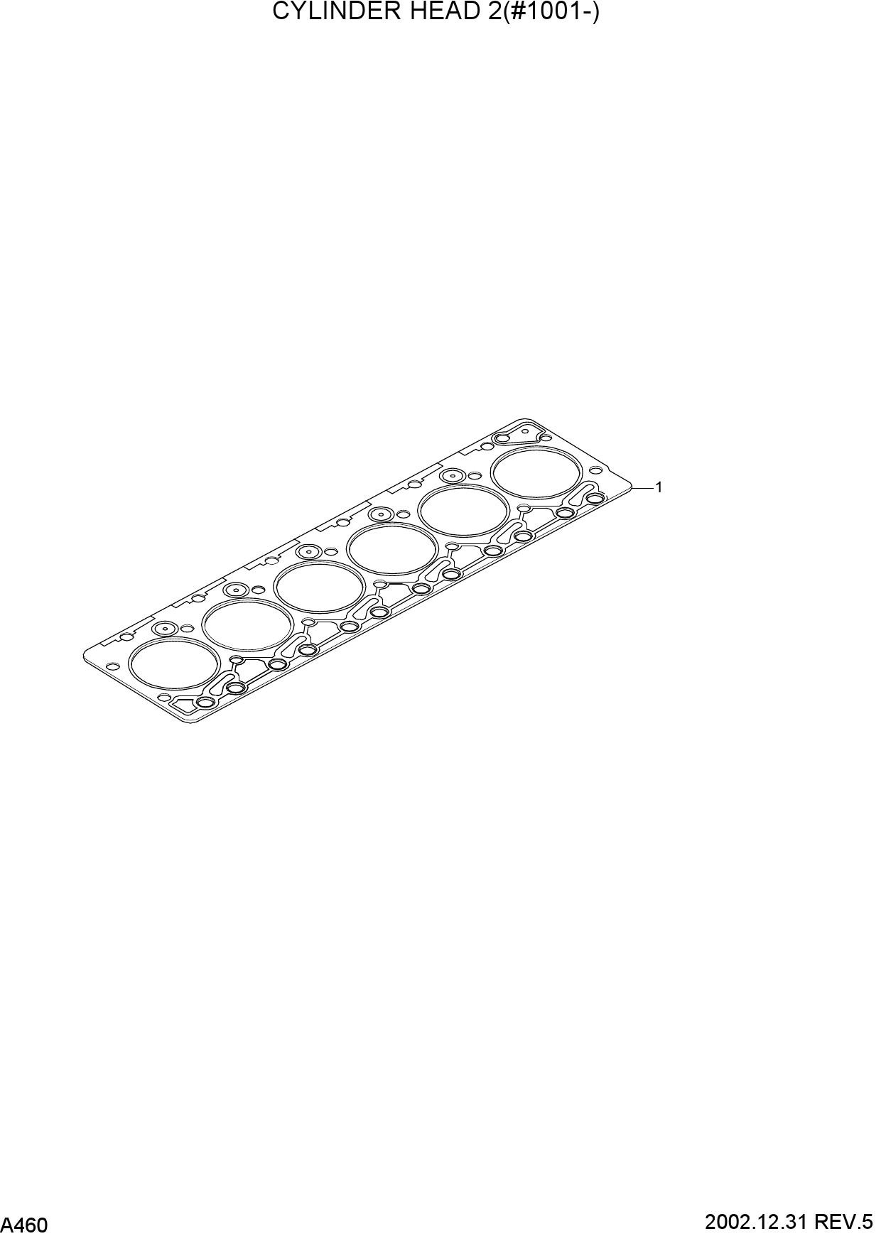 CYLINDER HEAD 2(#1001-)