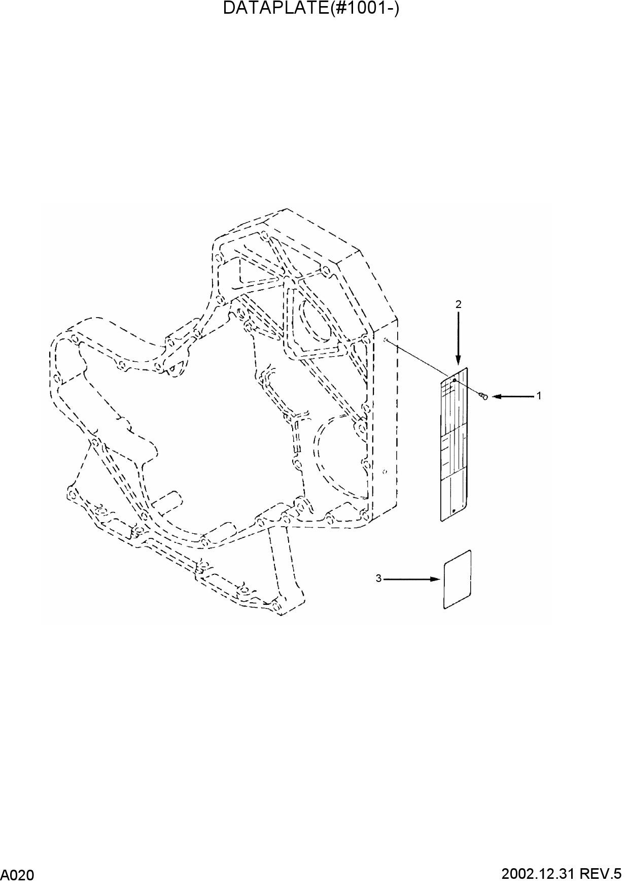 DATAPLATE(#1001-)