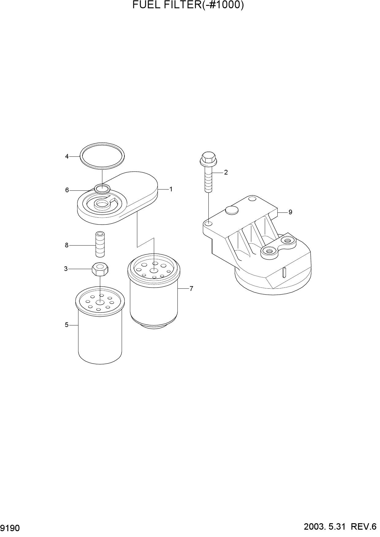 FUEL FILTER(-#1000)