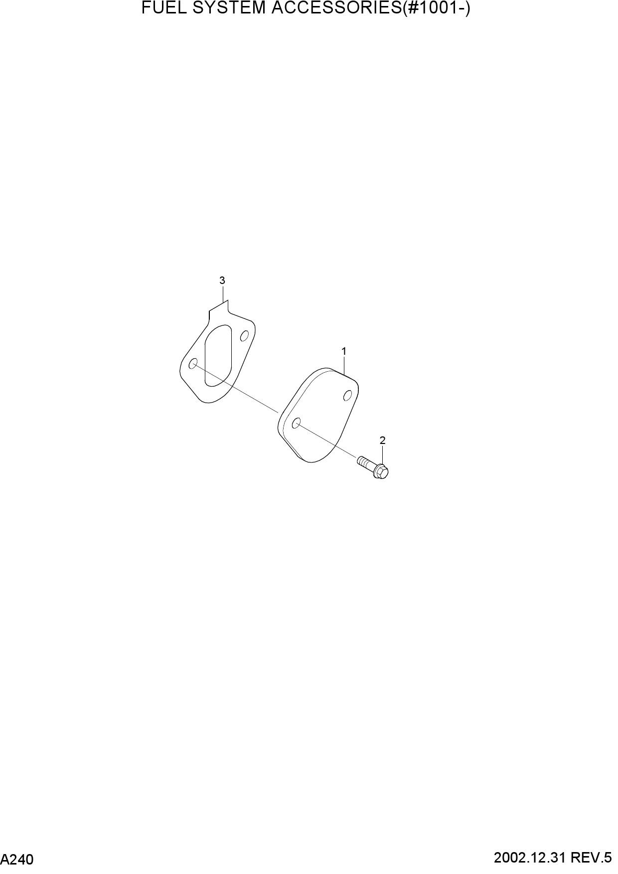 FUEL SYSTEM ACCESSORIES(#1001-)