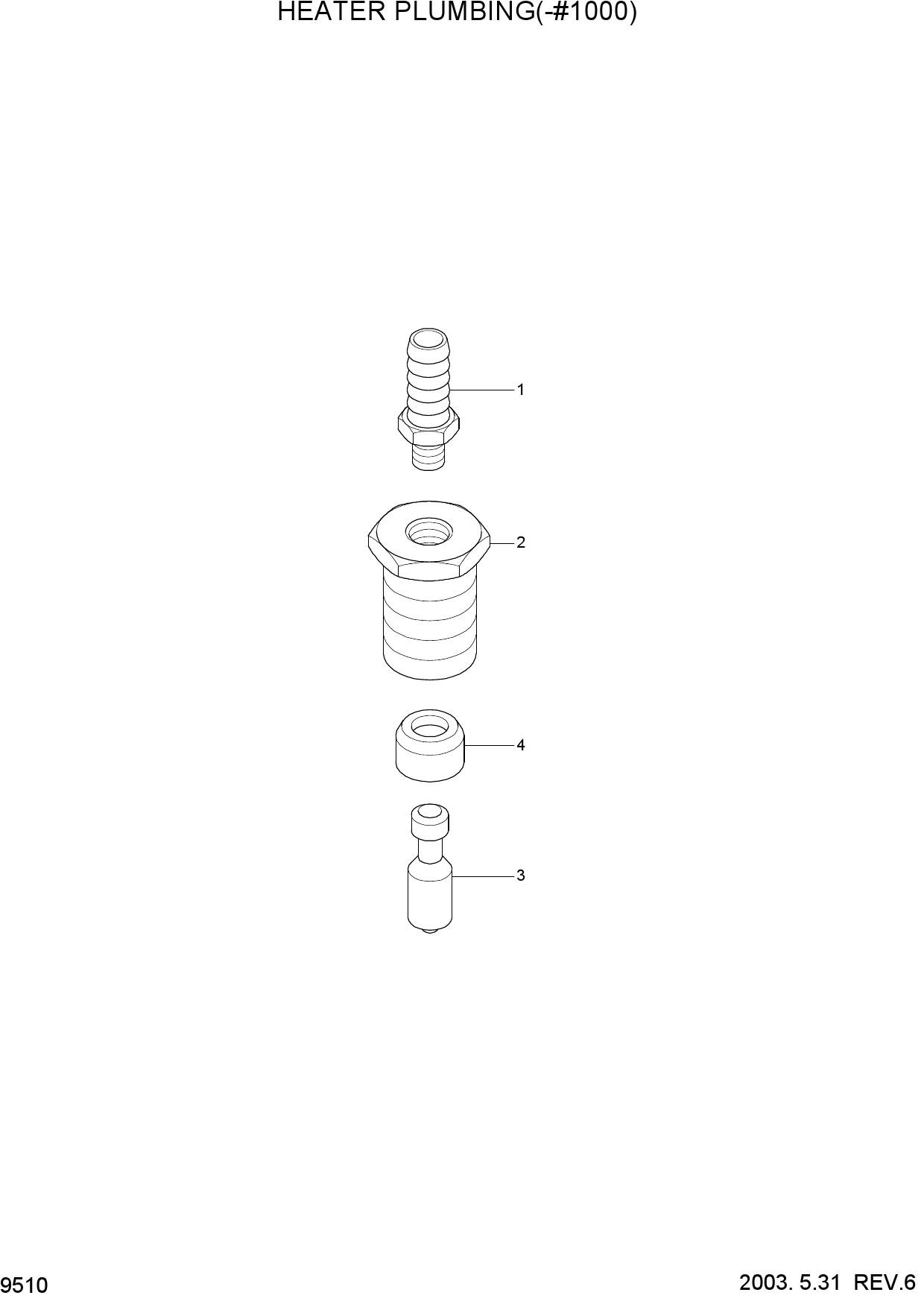 HEATER PLUMBING(-#1000)