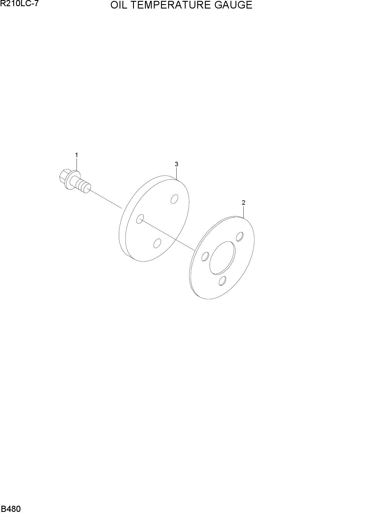 OIL TEMPERATURE GAUGE