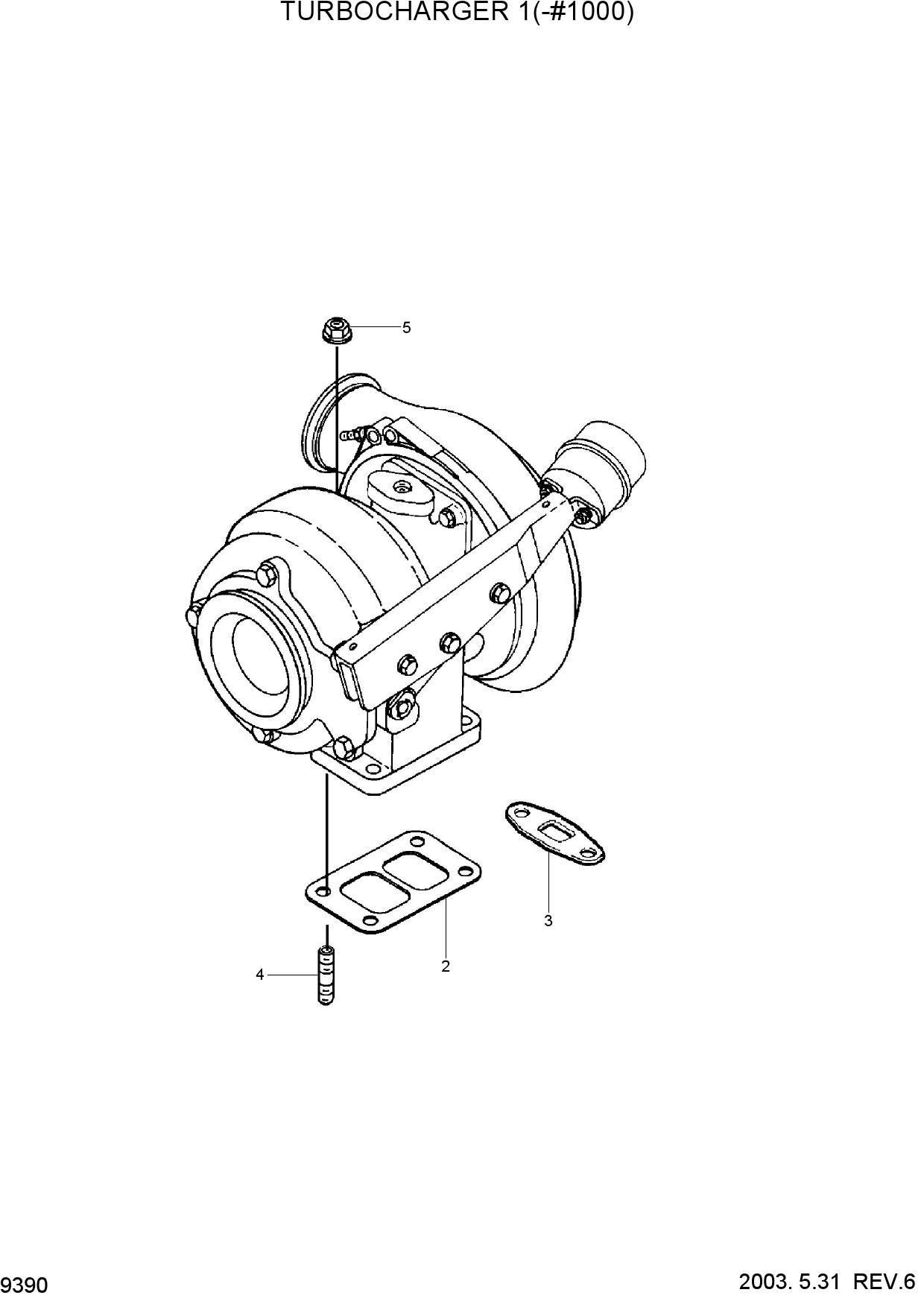 TURBOCHARGER 1(-#1000)