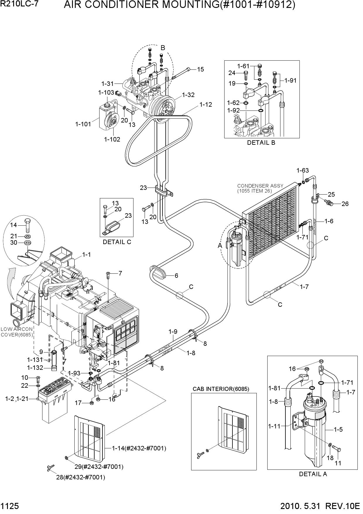 AIR CONDITIONER MOUNTING(#1001-10912)