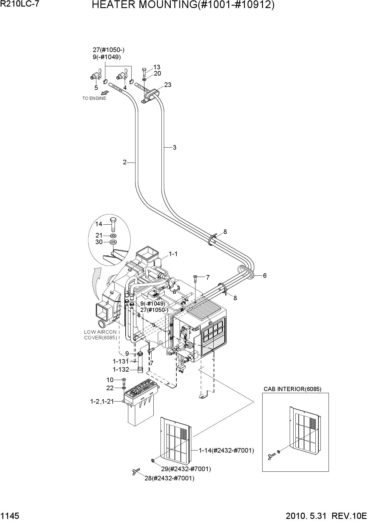 HEATER MOUNTING(#1001-10912)