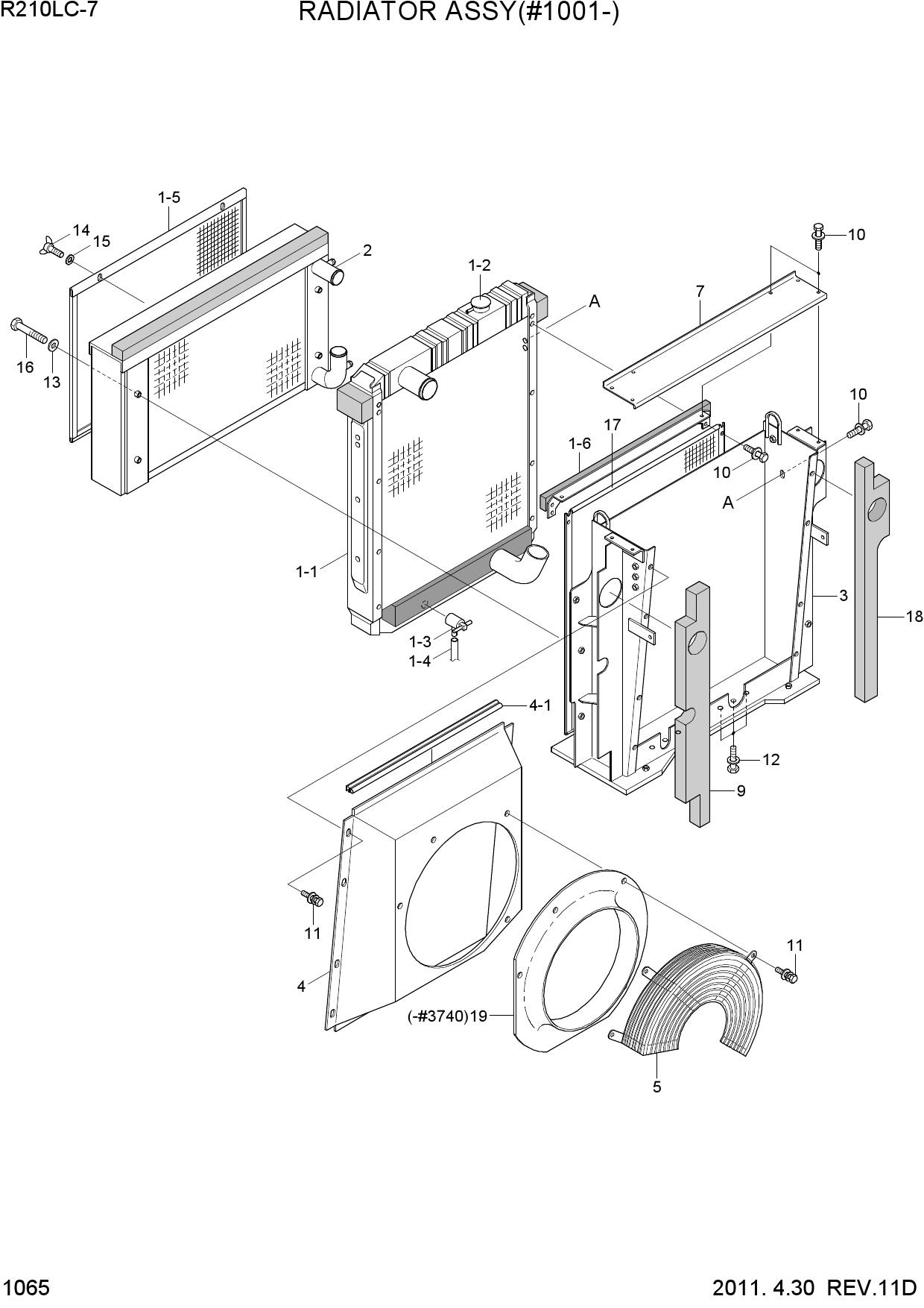 RADIATOR ASSY(#1001-)