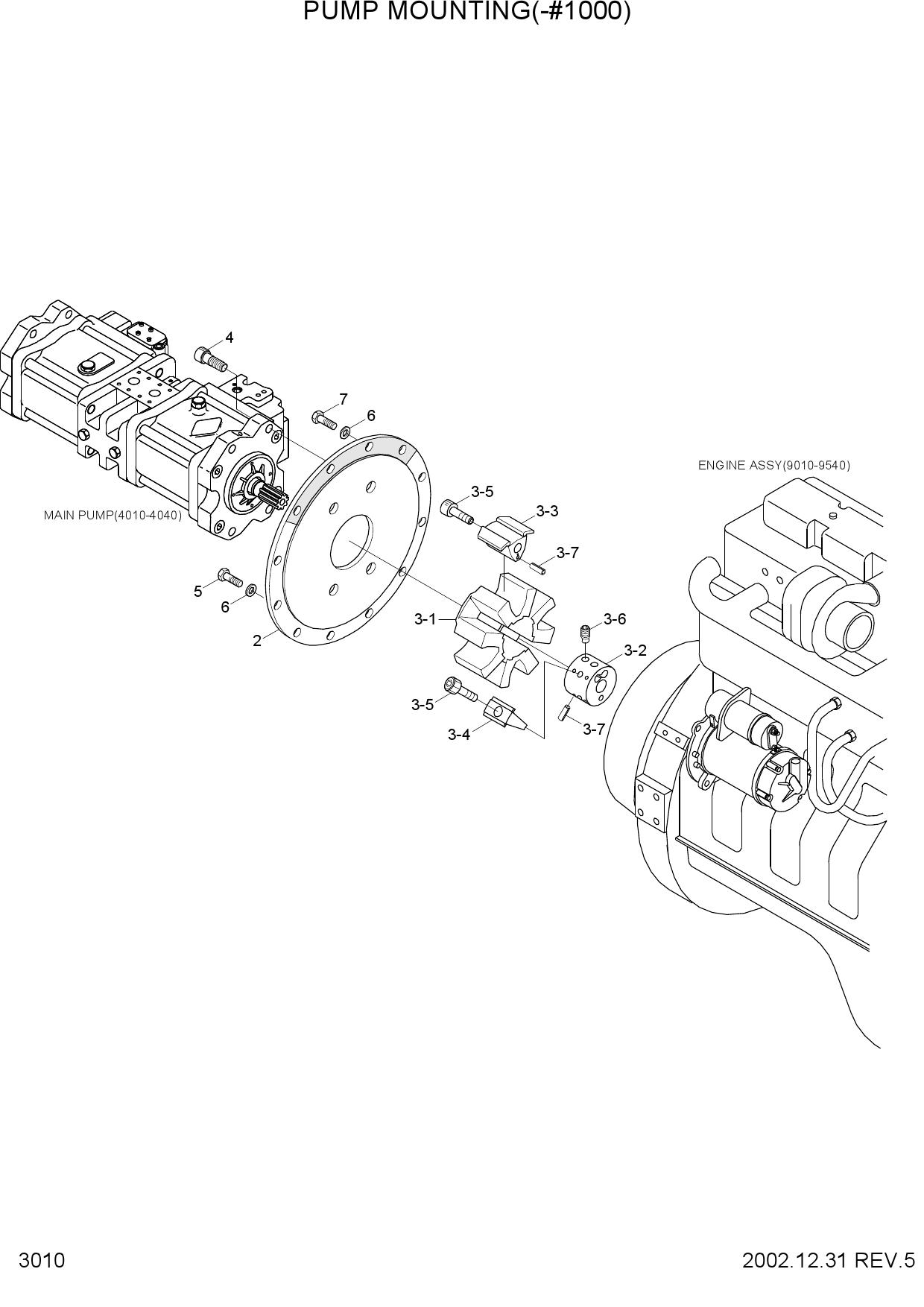 PUMP MOUNTING(-#1000)