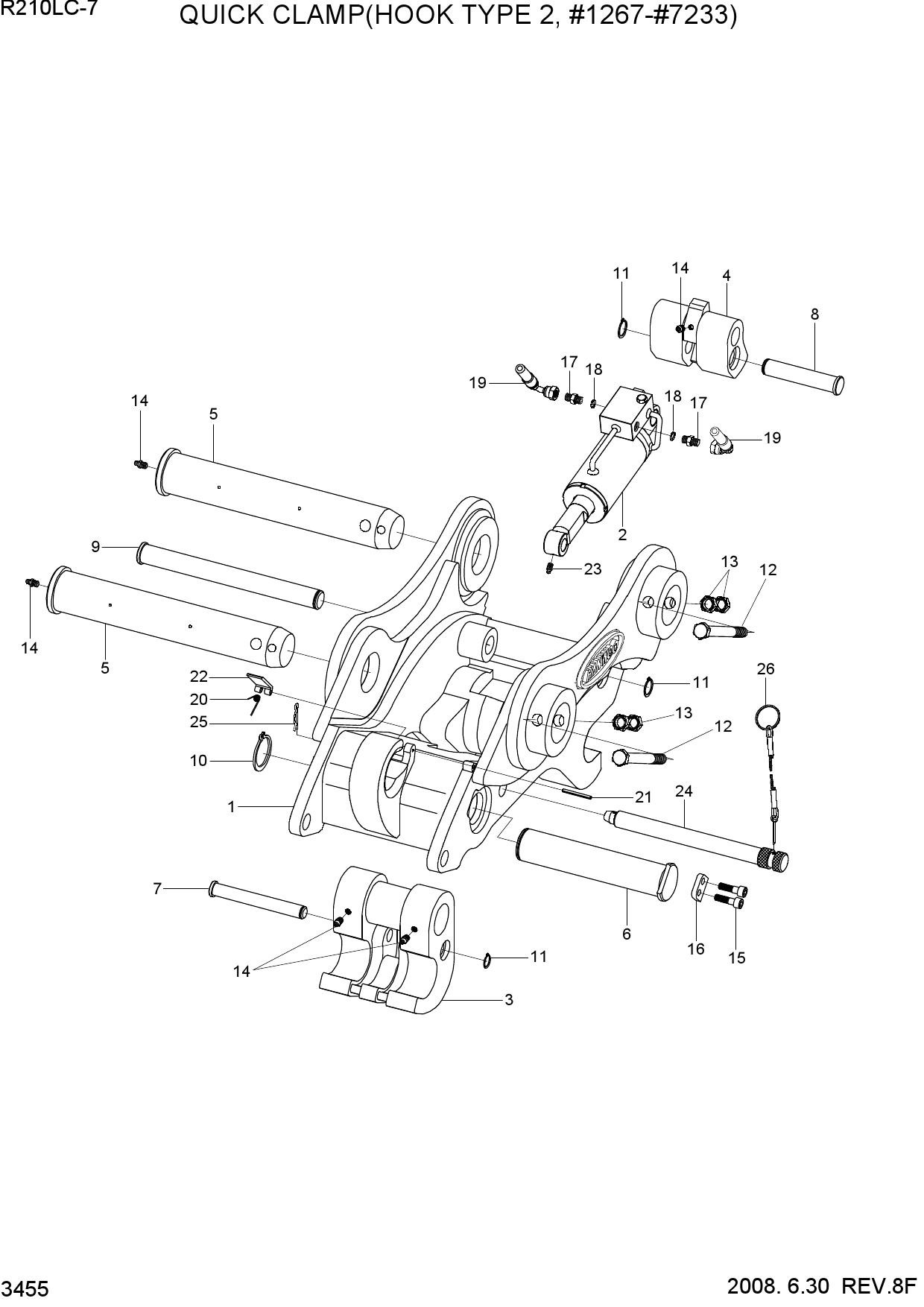 QUICK CLAMP(HOOK TYPE 2, #1267-#7233)
