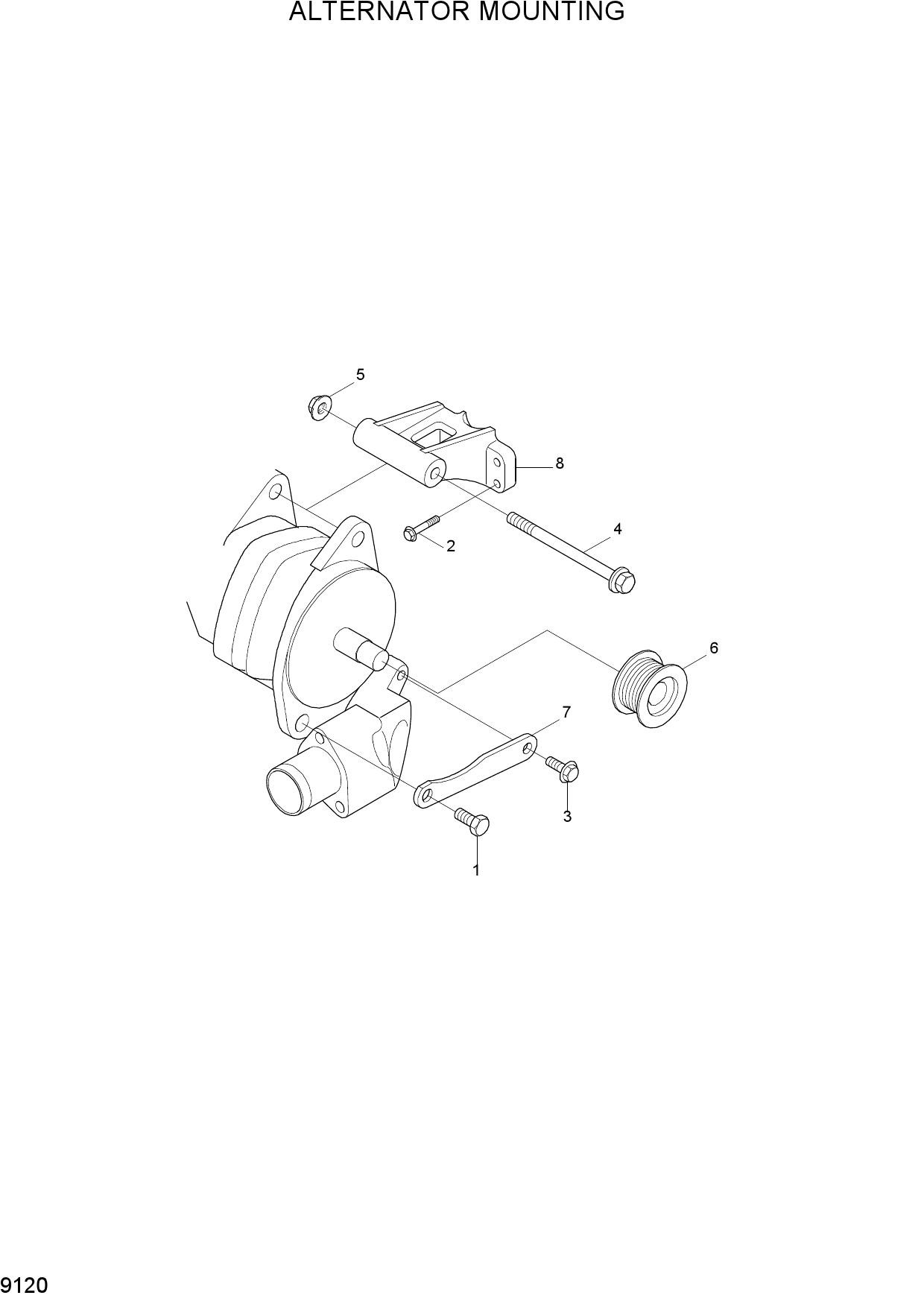 ALTERNATOR MOUNTING