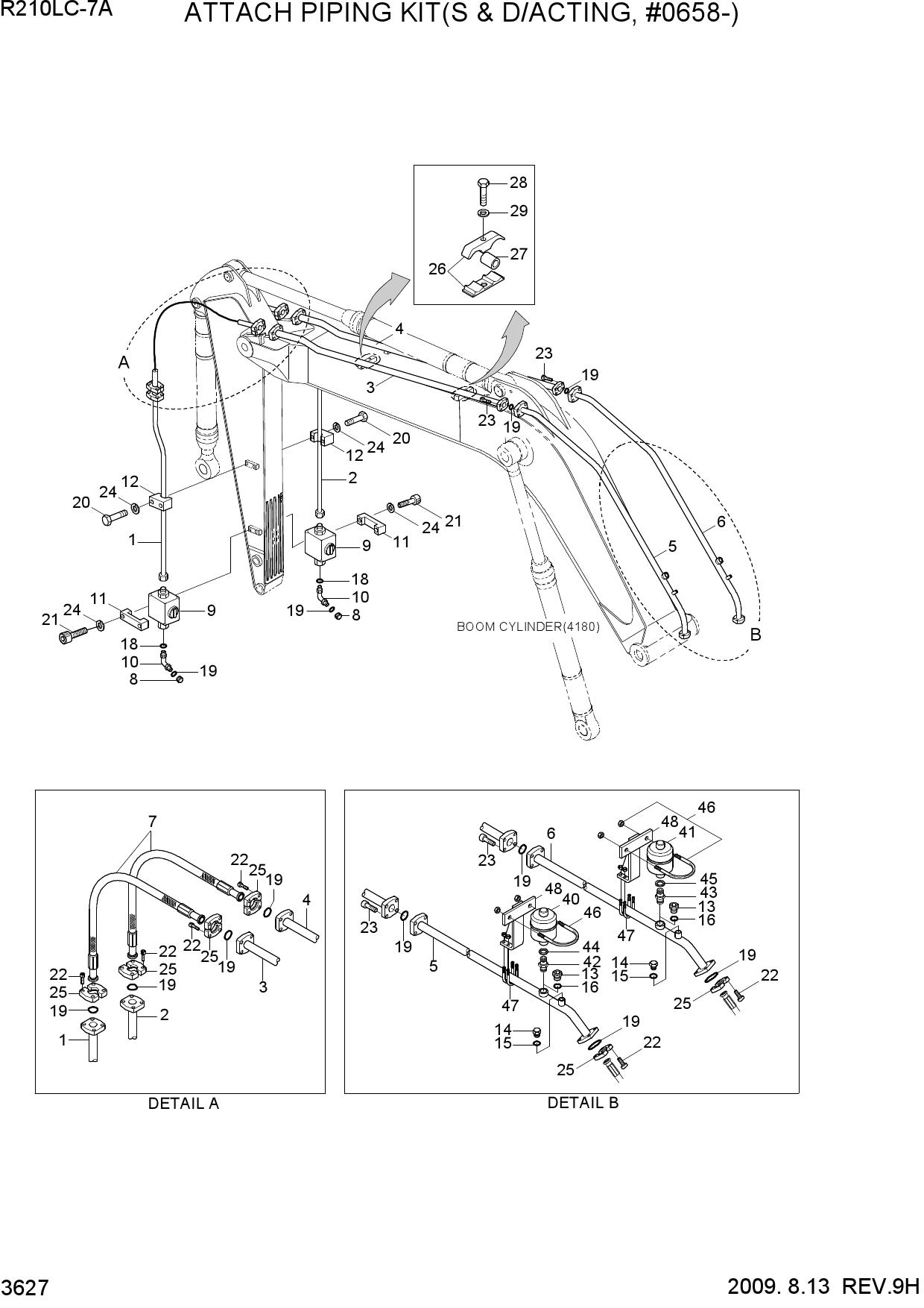 ATTACH PIPING KIT(S & D/ACTING, BM 5.20)