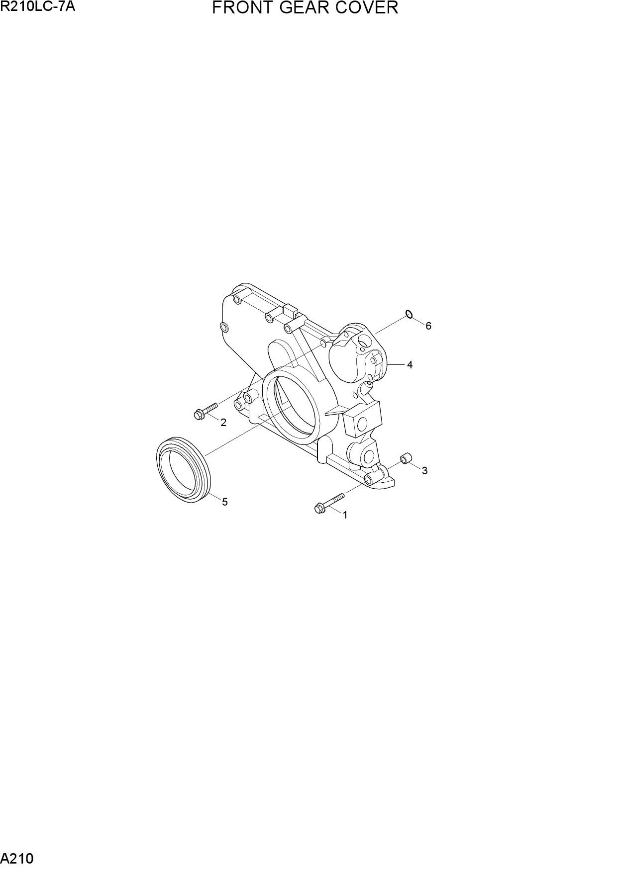 FRONT GEAR COVER