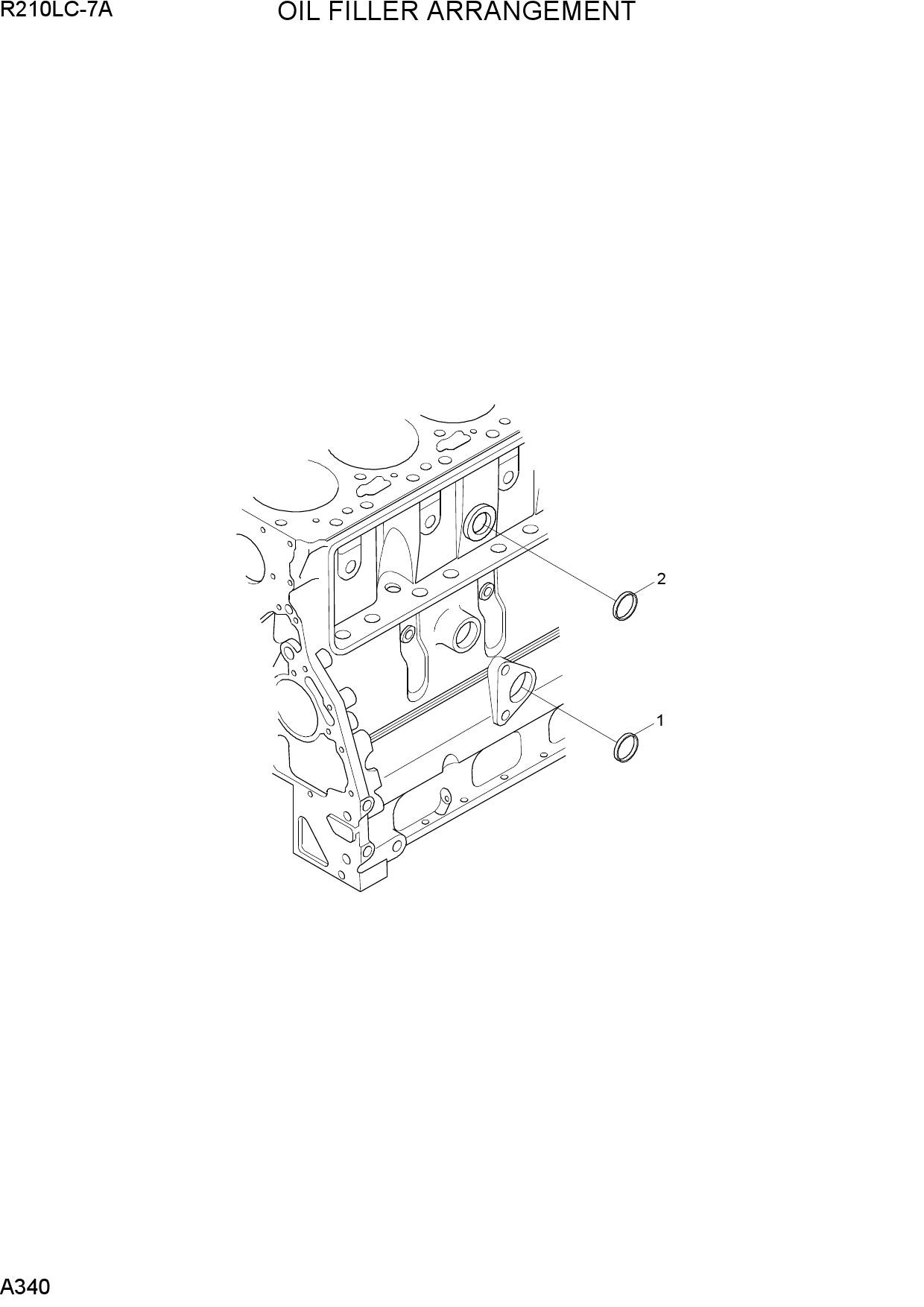 OIL FILLER ARRANGMENT