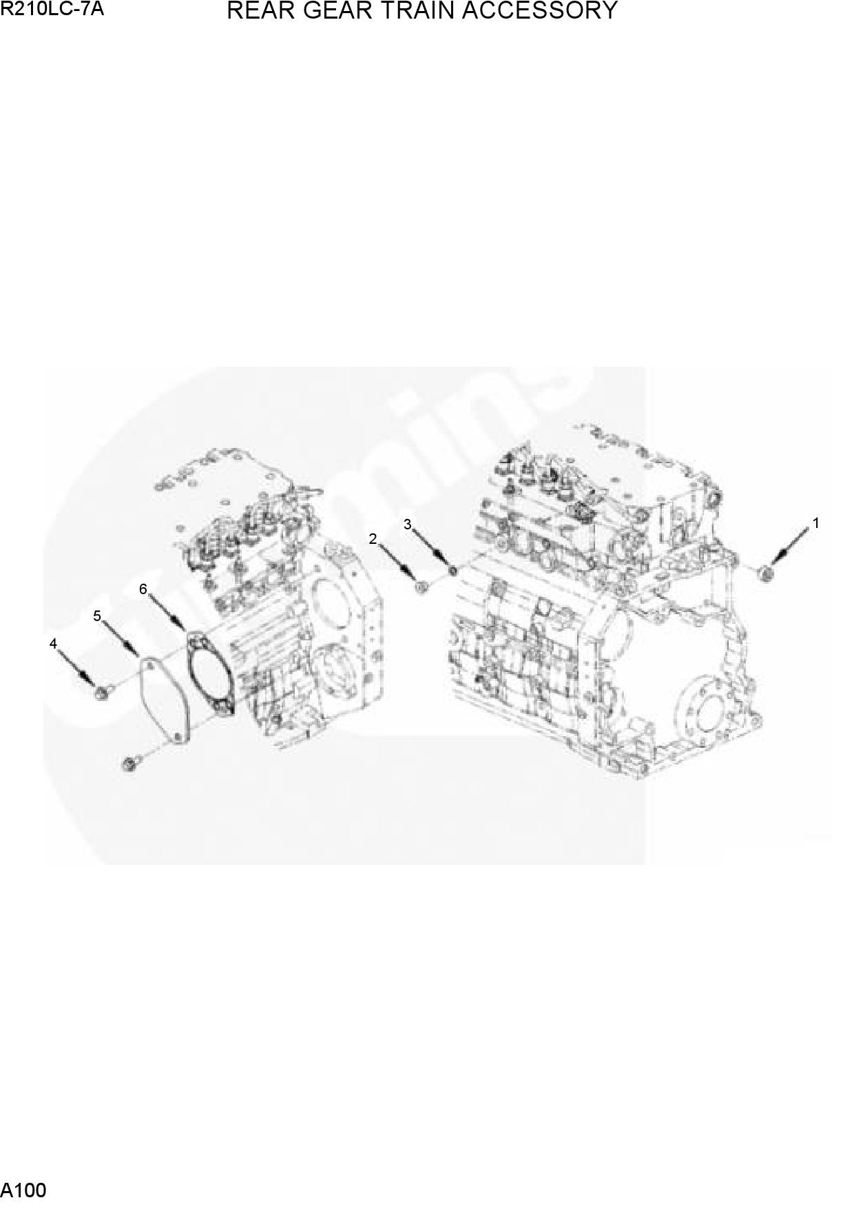 REAR GEAR TRAIN ACCESSORY