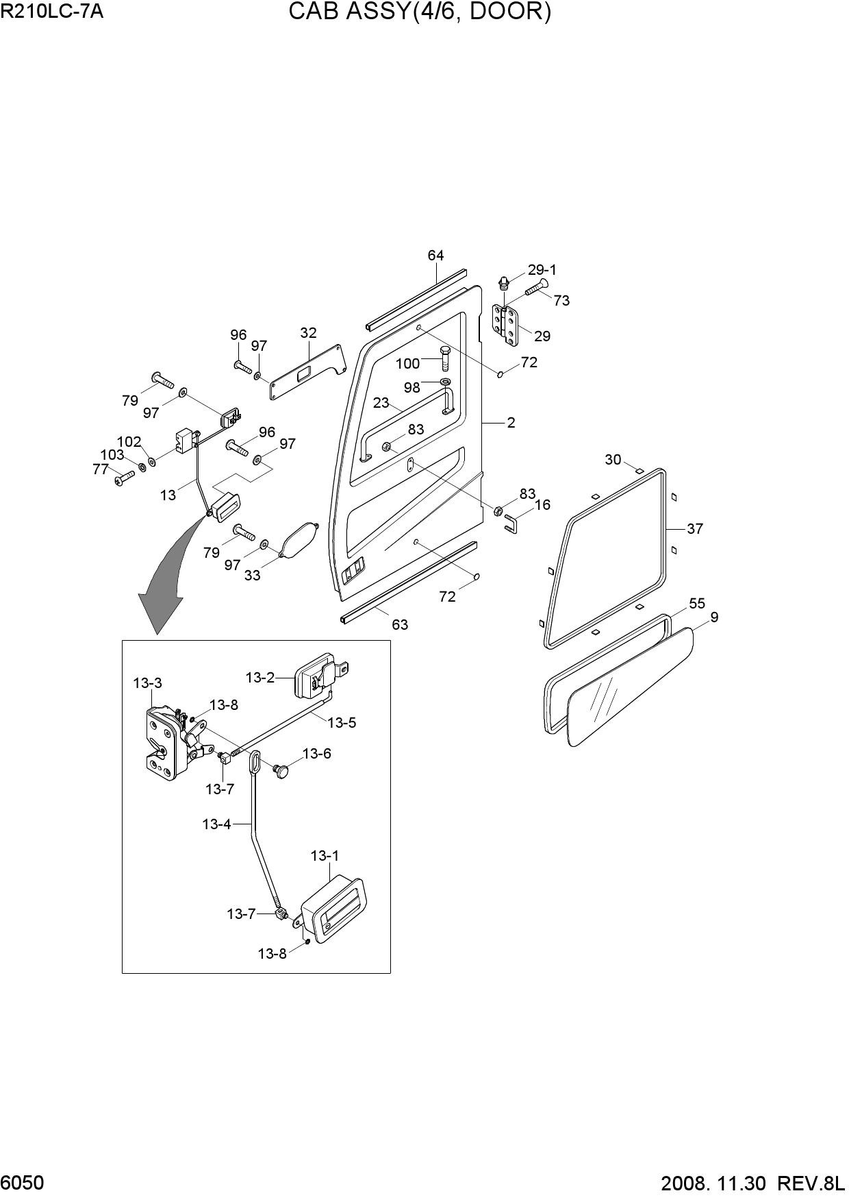CAB ASSY(4/6, DOOR)